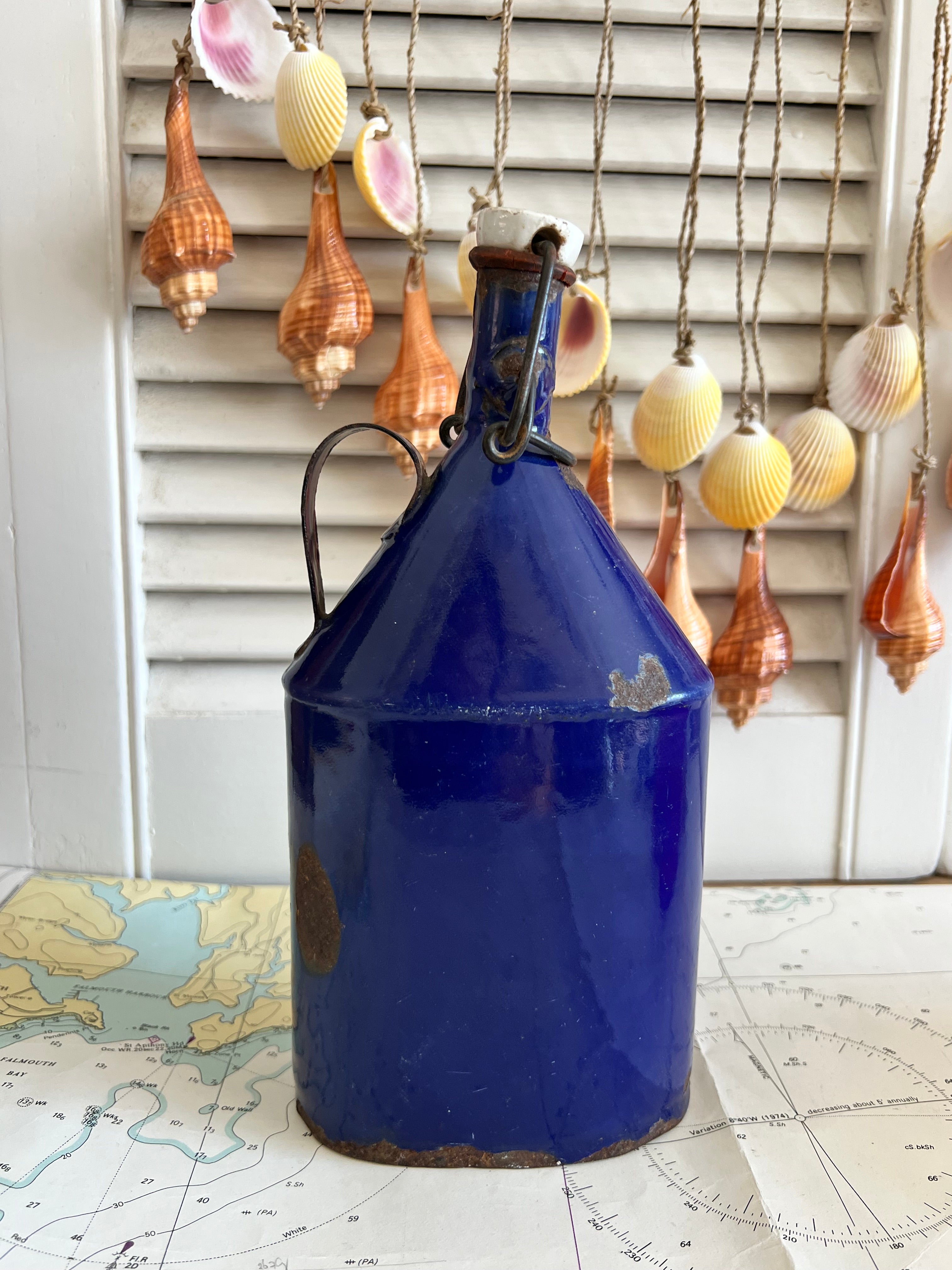 Vintage veldfles emaille S