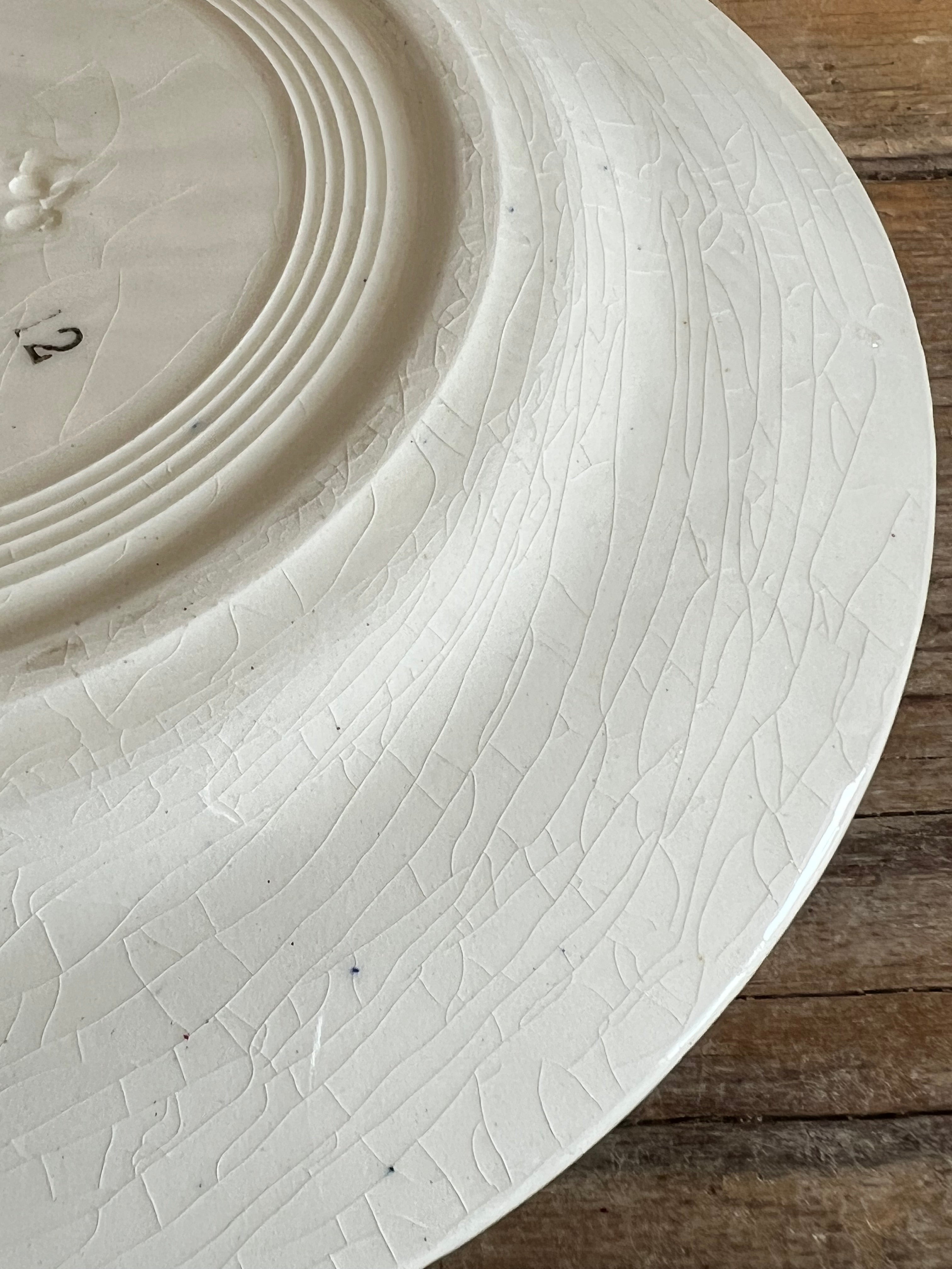 Frans ontbijtbord met elegante roos "Lorain"