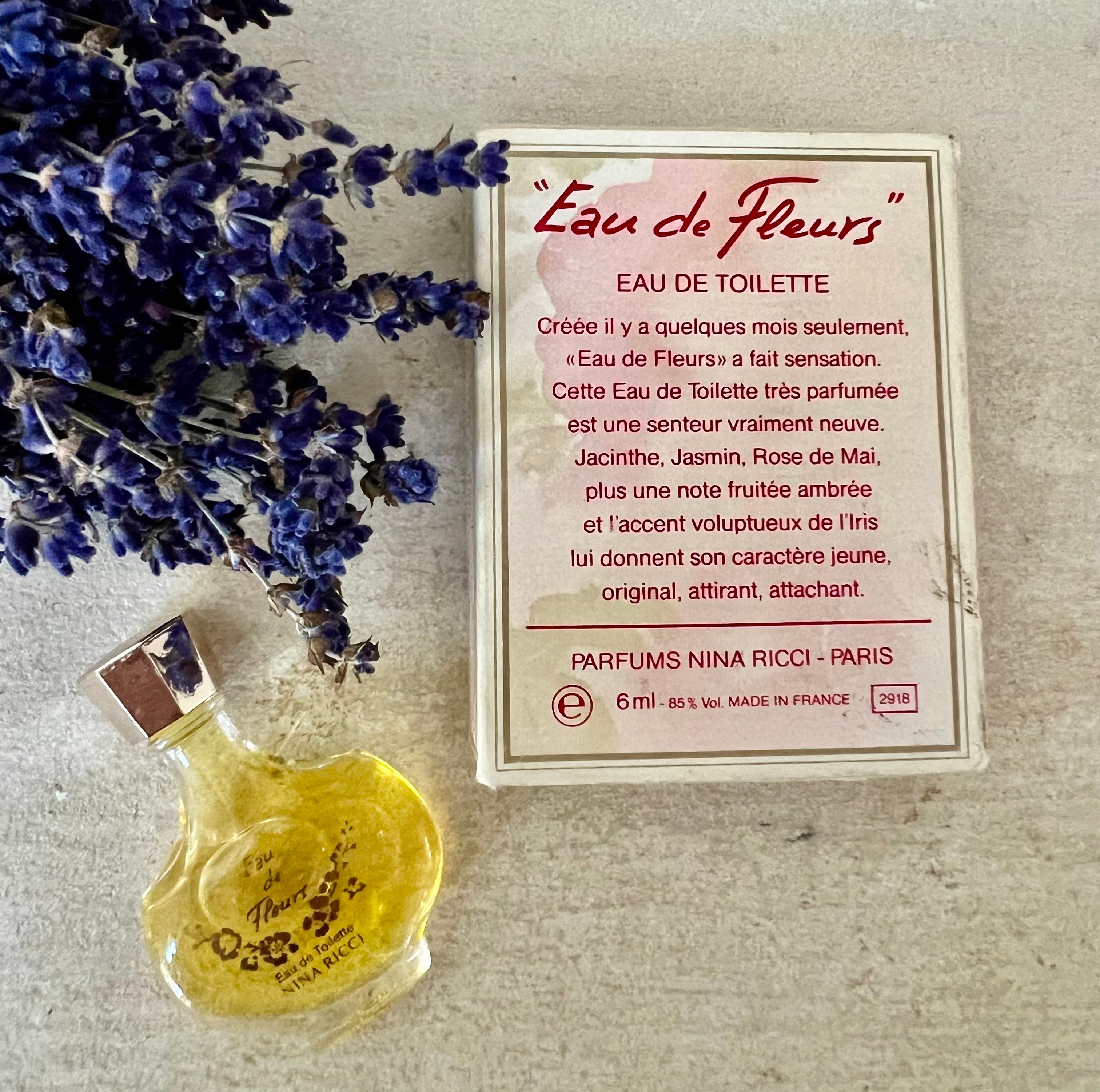 Miniatuur parfumflesje Eau de Fleurs Nina Ricci