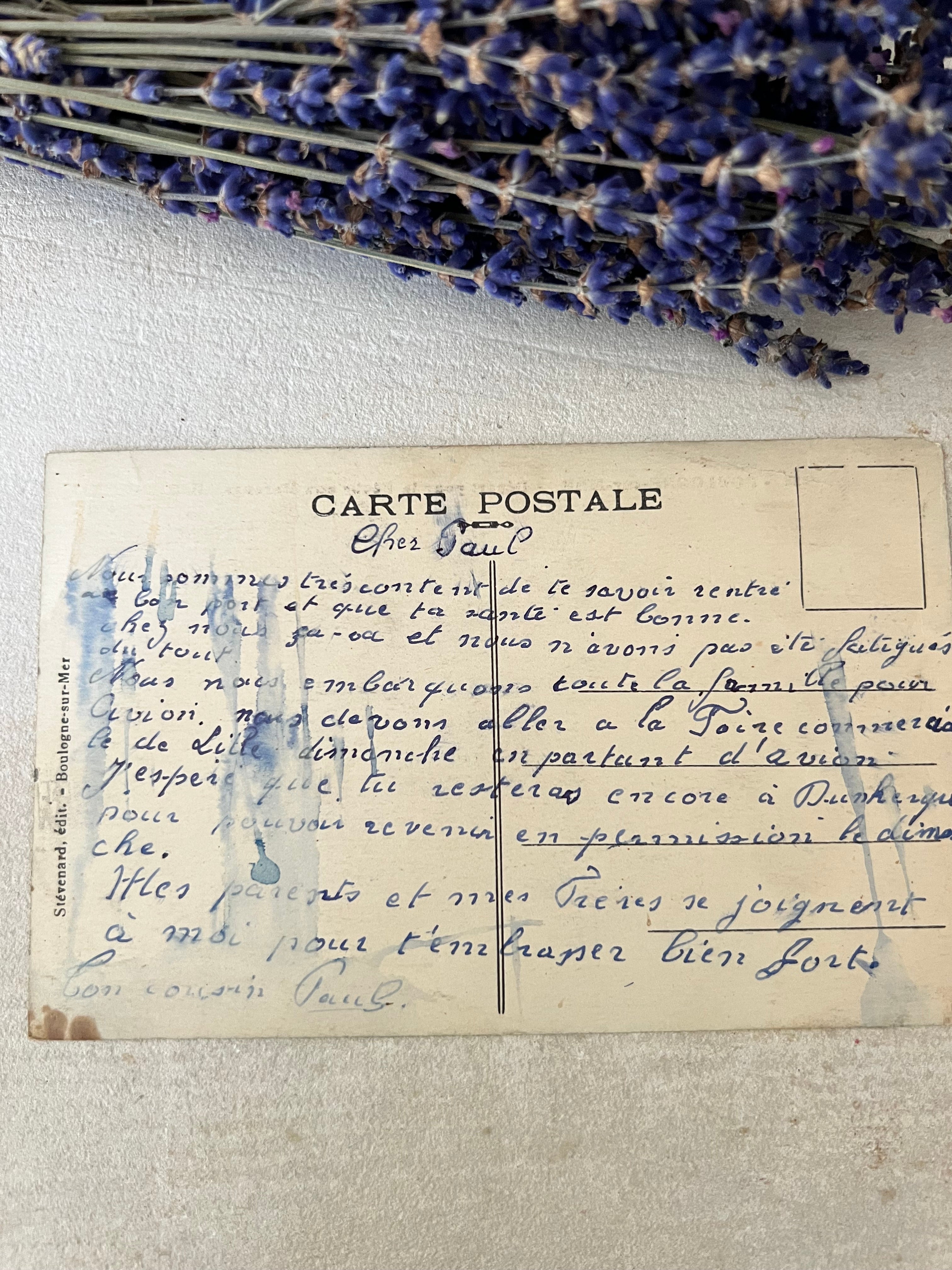 Vintage anscihtkaart Boulogne sur Mer