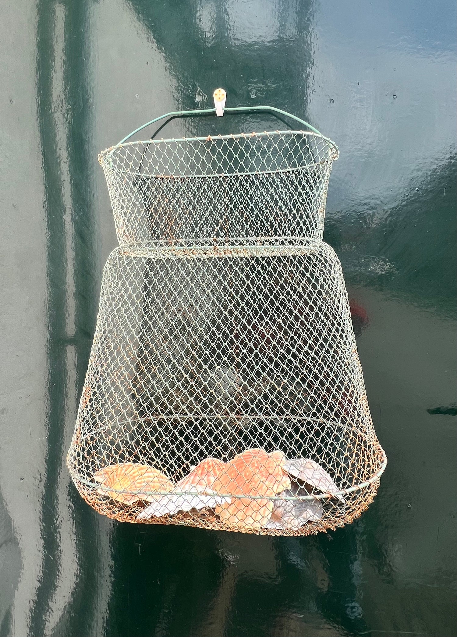 Brocante leefnet visnet uit Frankrijk