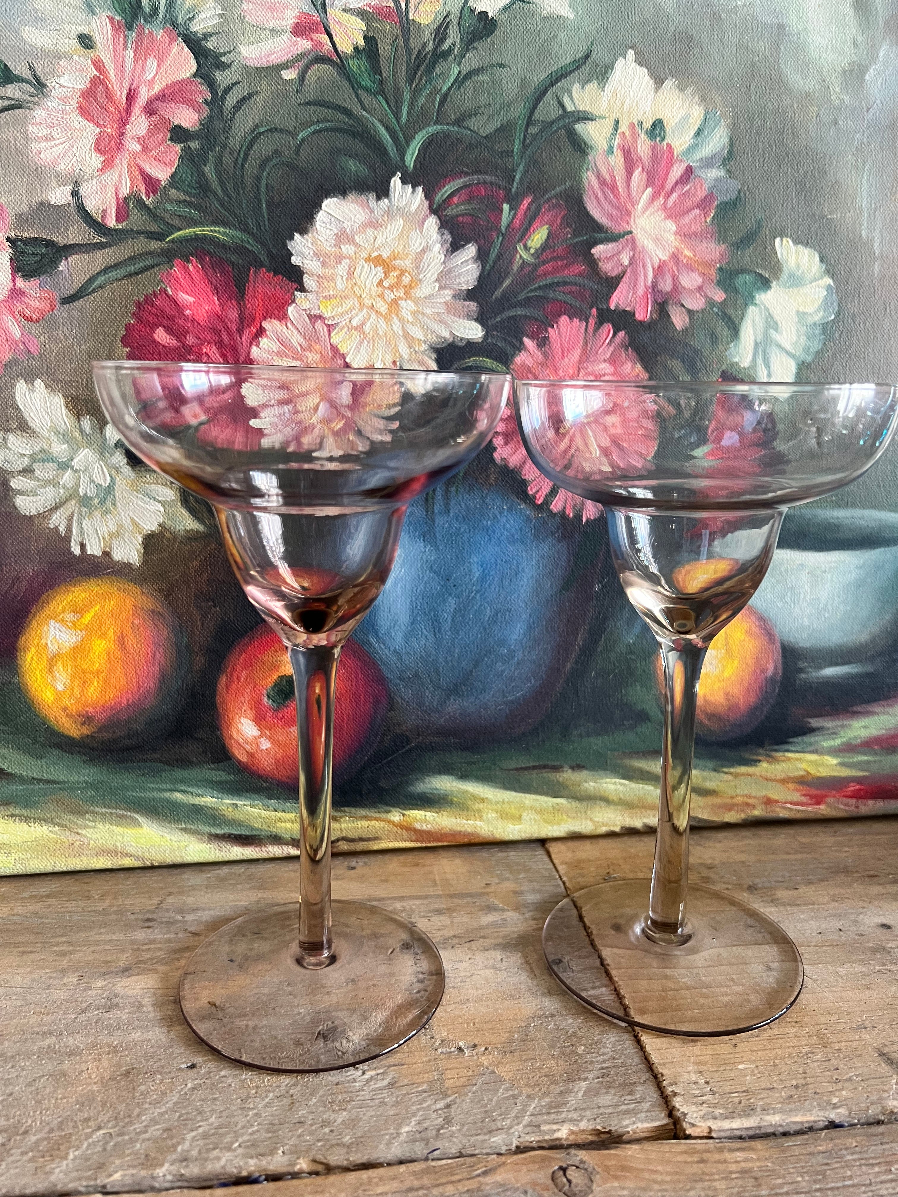 Gekleurde cocktailglazen
