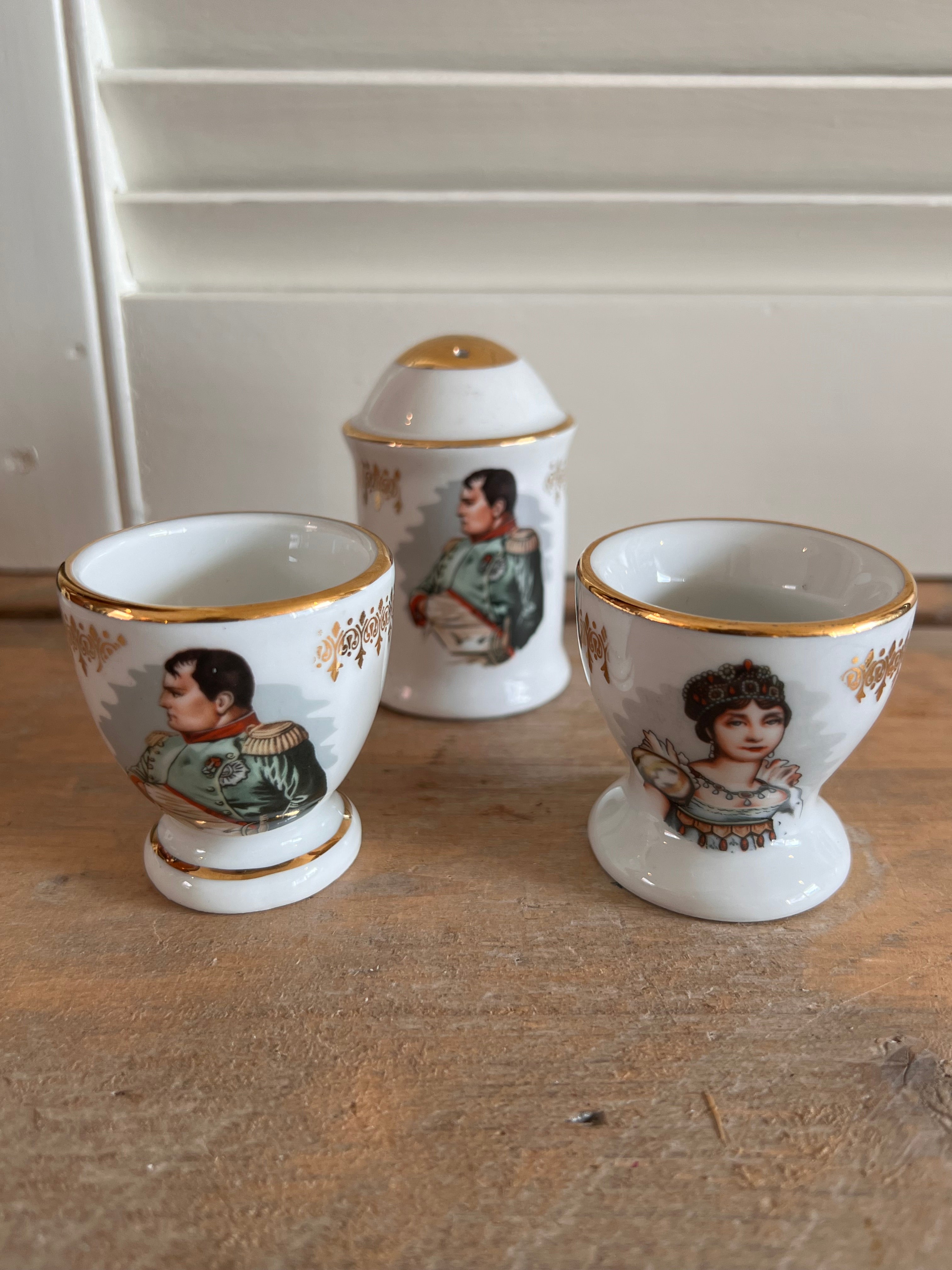 Eierdopjes Napoleon en Josephine