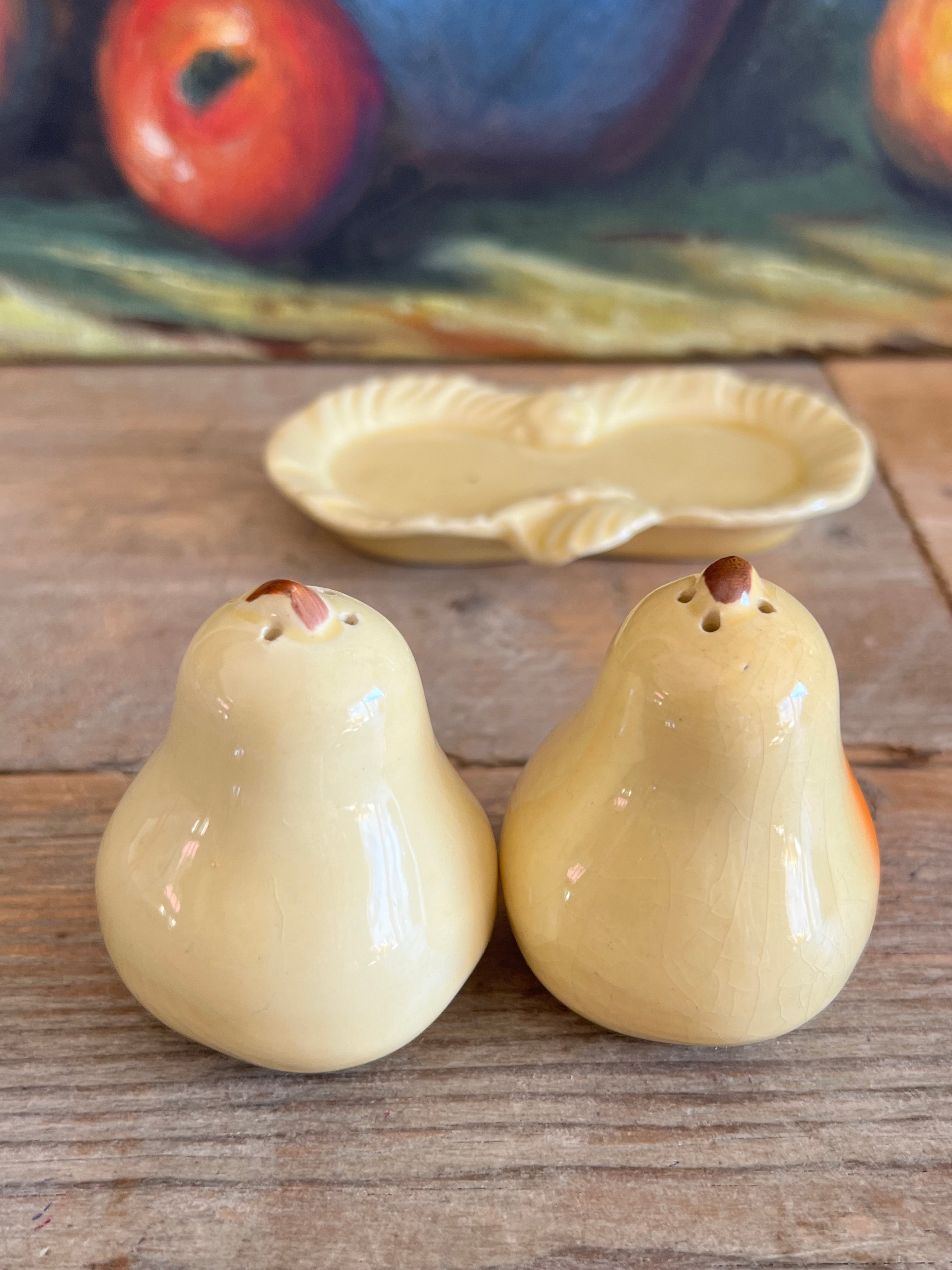 Peper- en zoutstel peren vintage