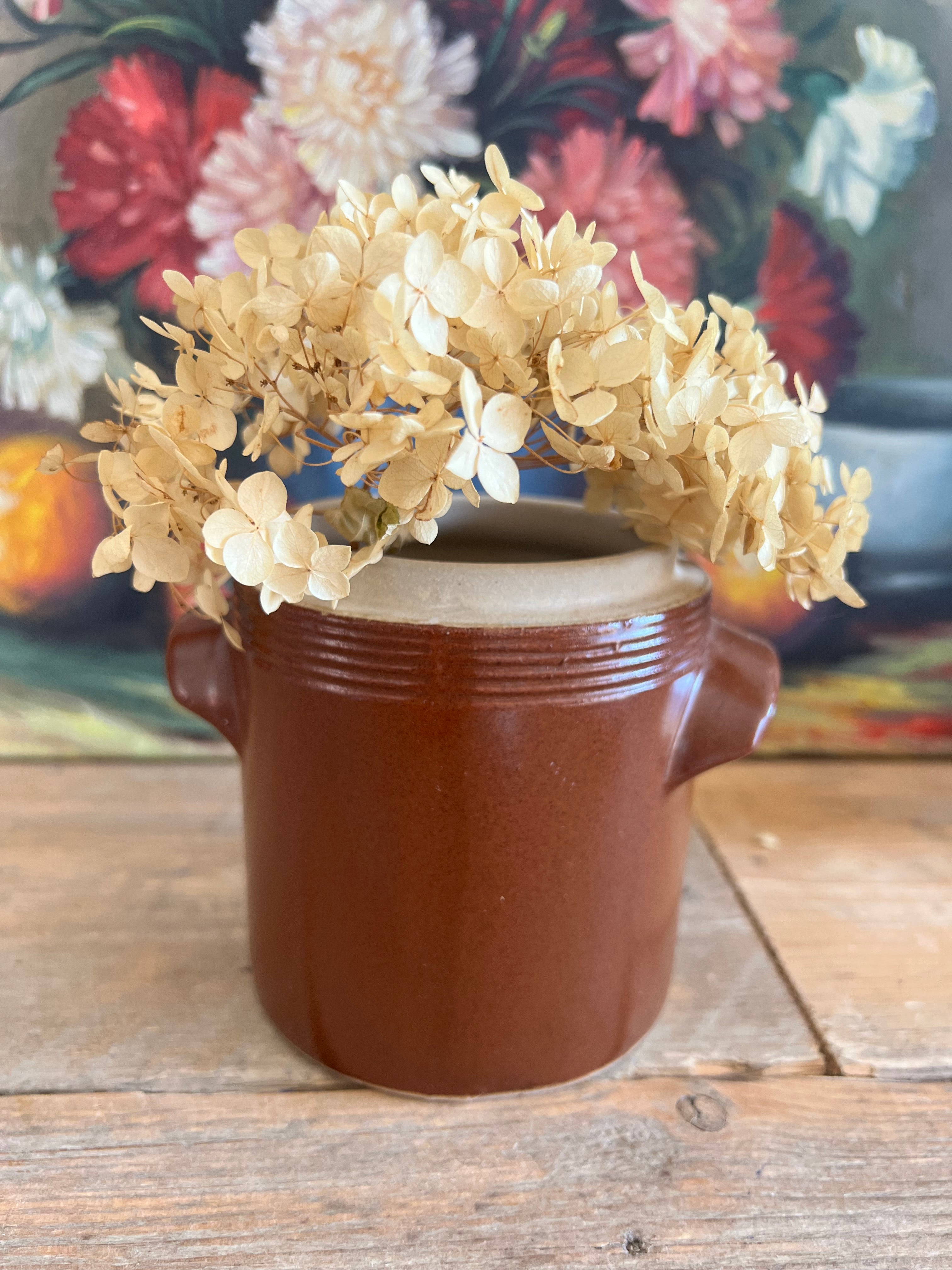 Bruine gres pot