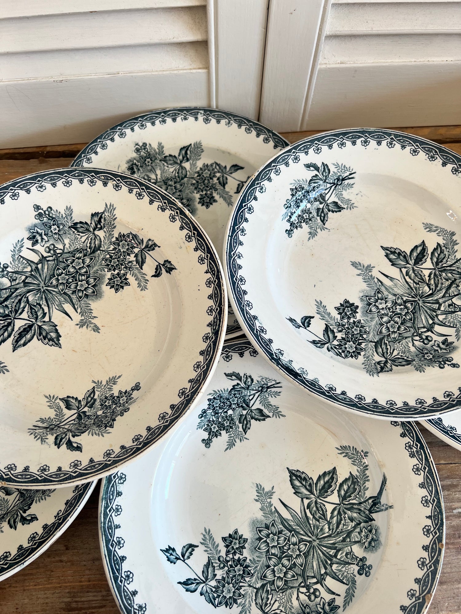 Antiek soepbord Saint Amand