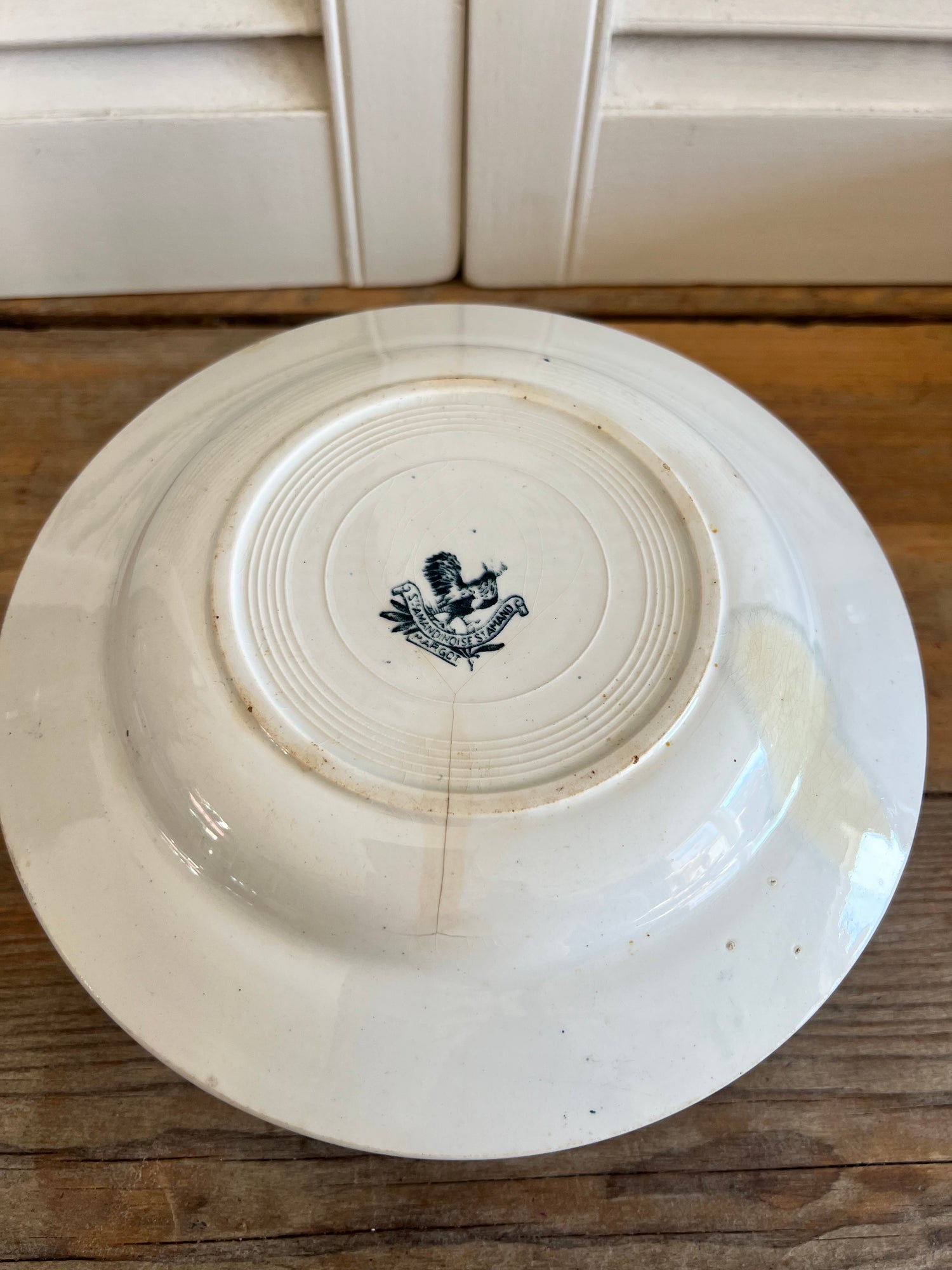 Antiek soepbord Saint Amand