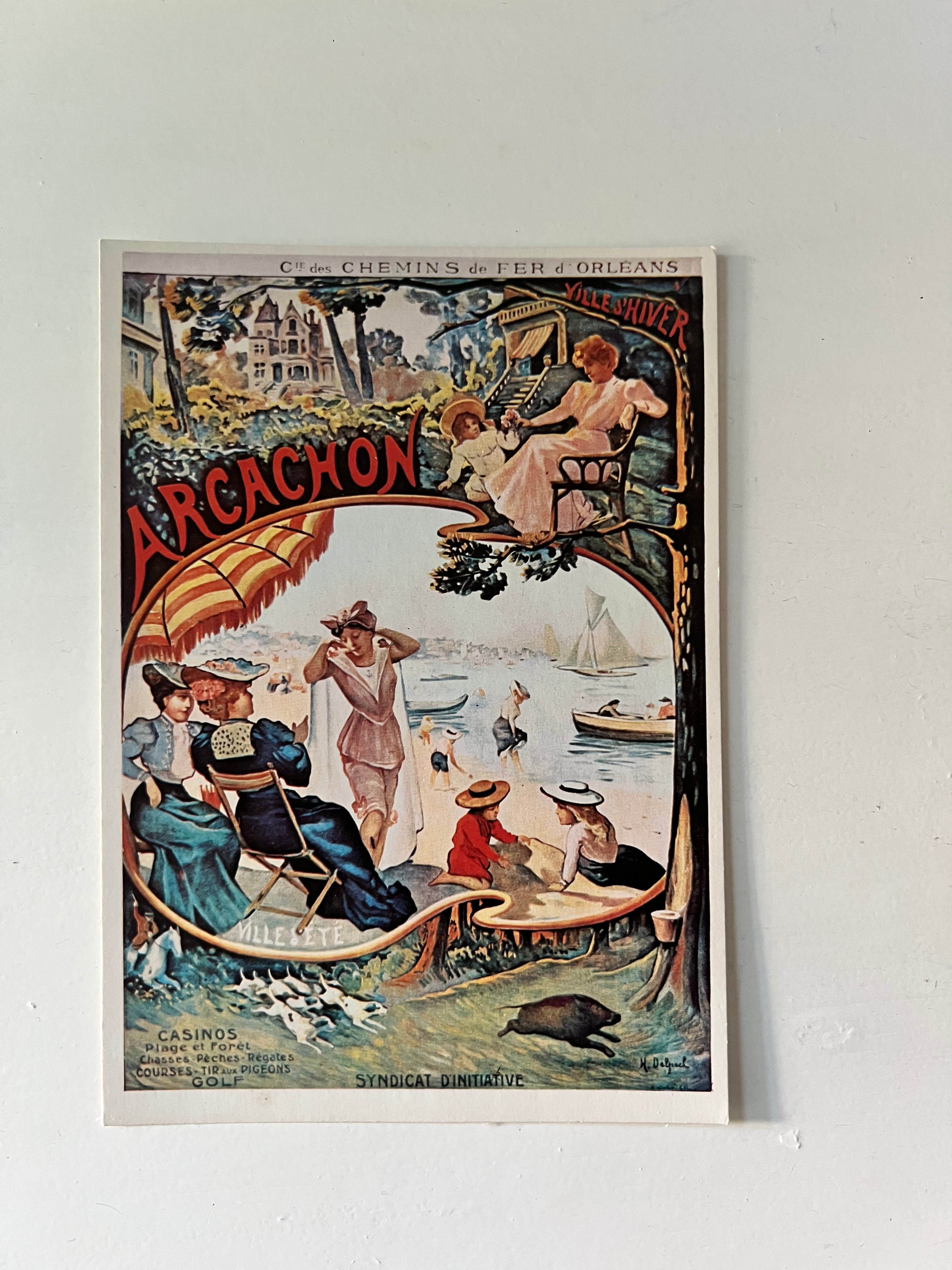 Vintage ansichtkaarten Franse badplaatsen