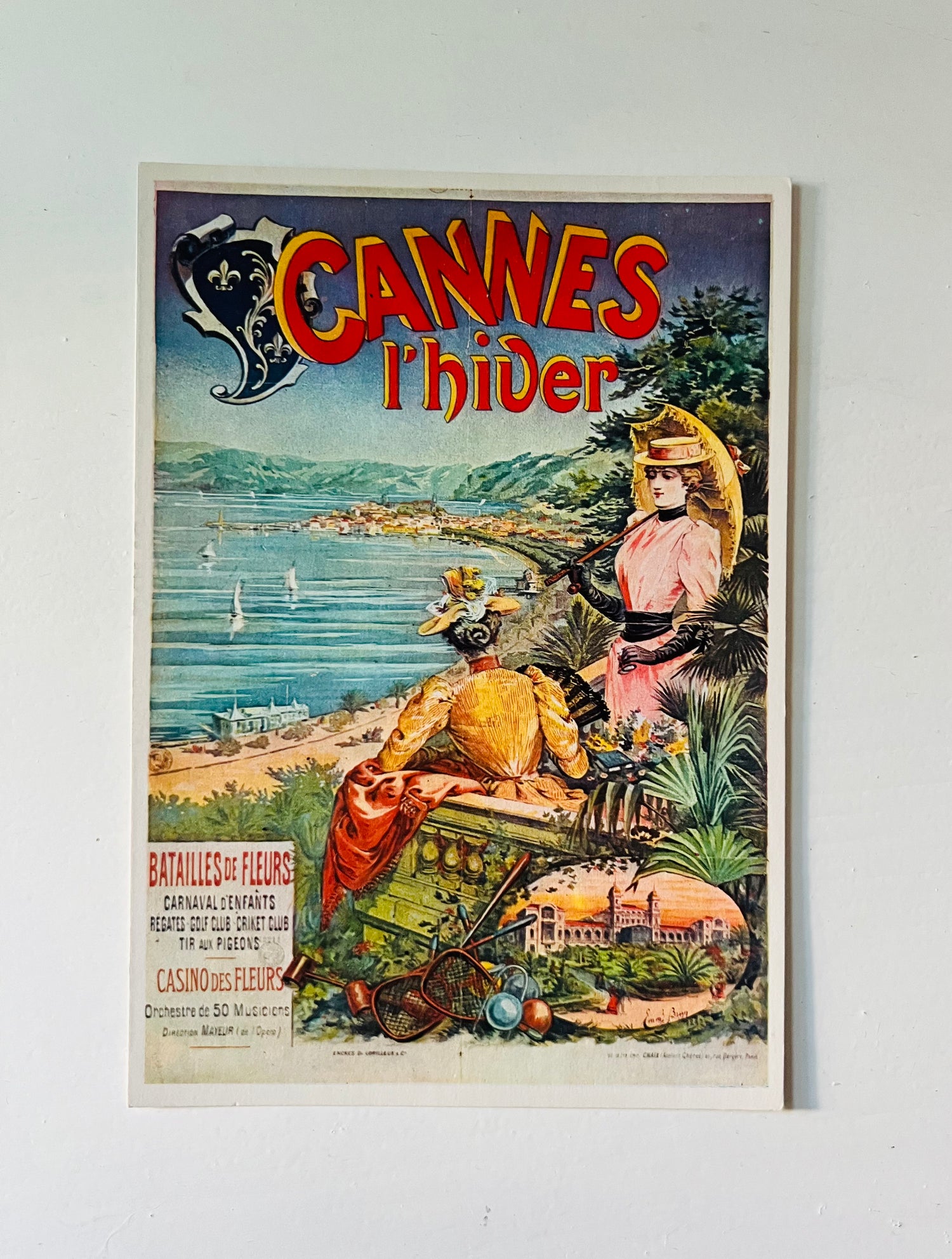 Set ansichtkaarten Franse vakantiebestemmingen