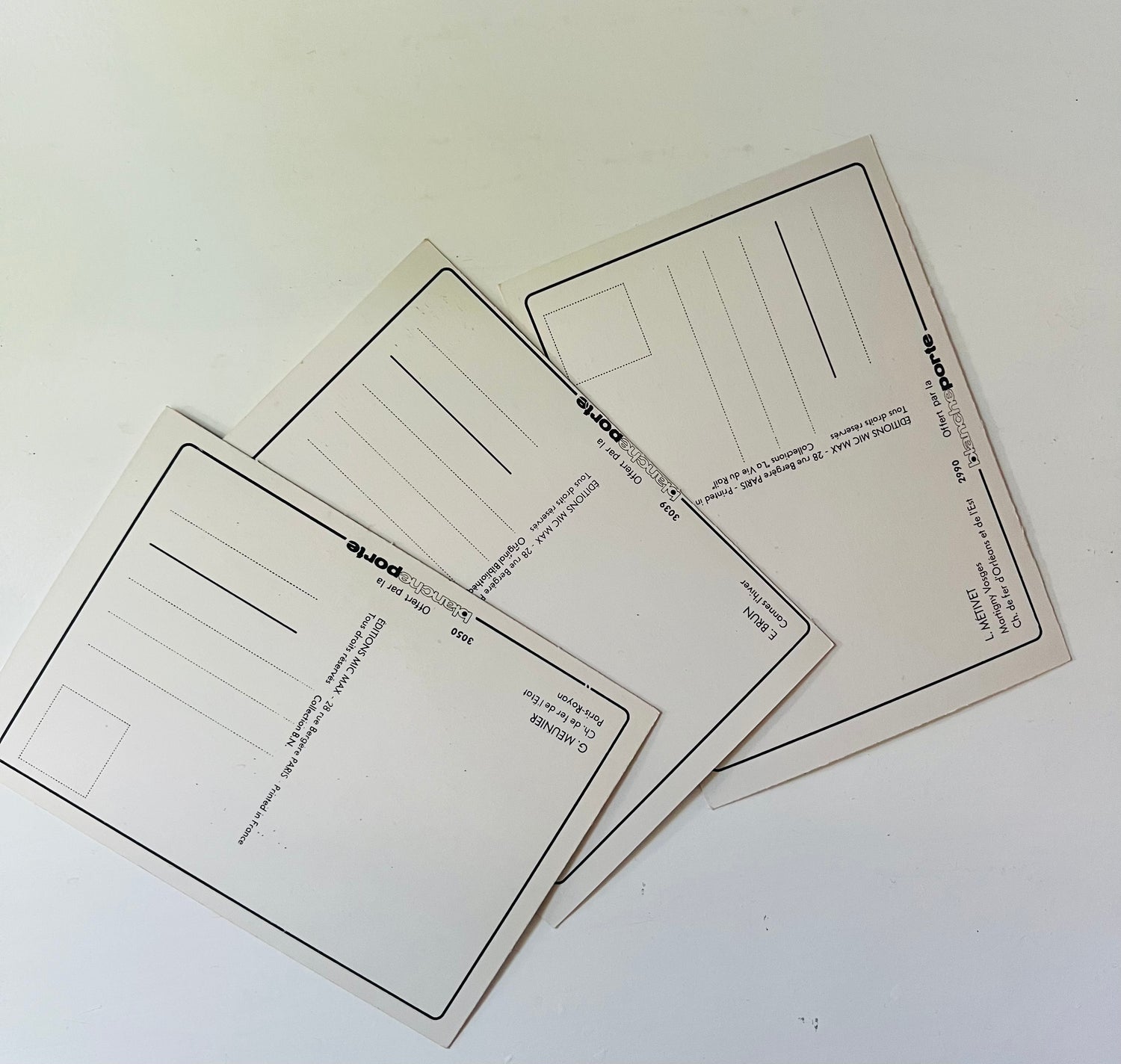 Set ansichtkaarten Franse vakantiebestemmingen