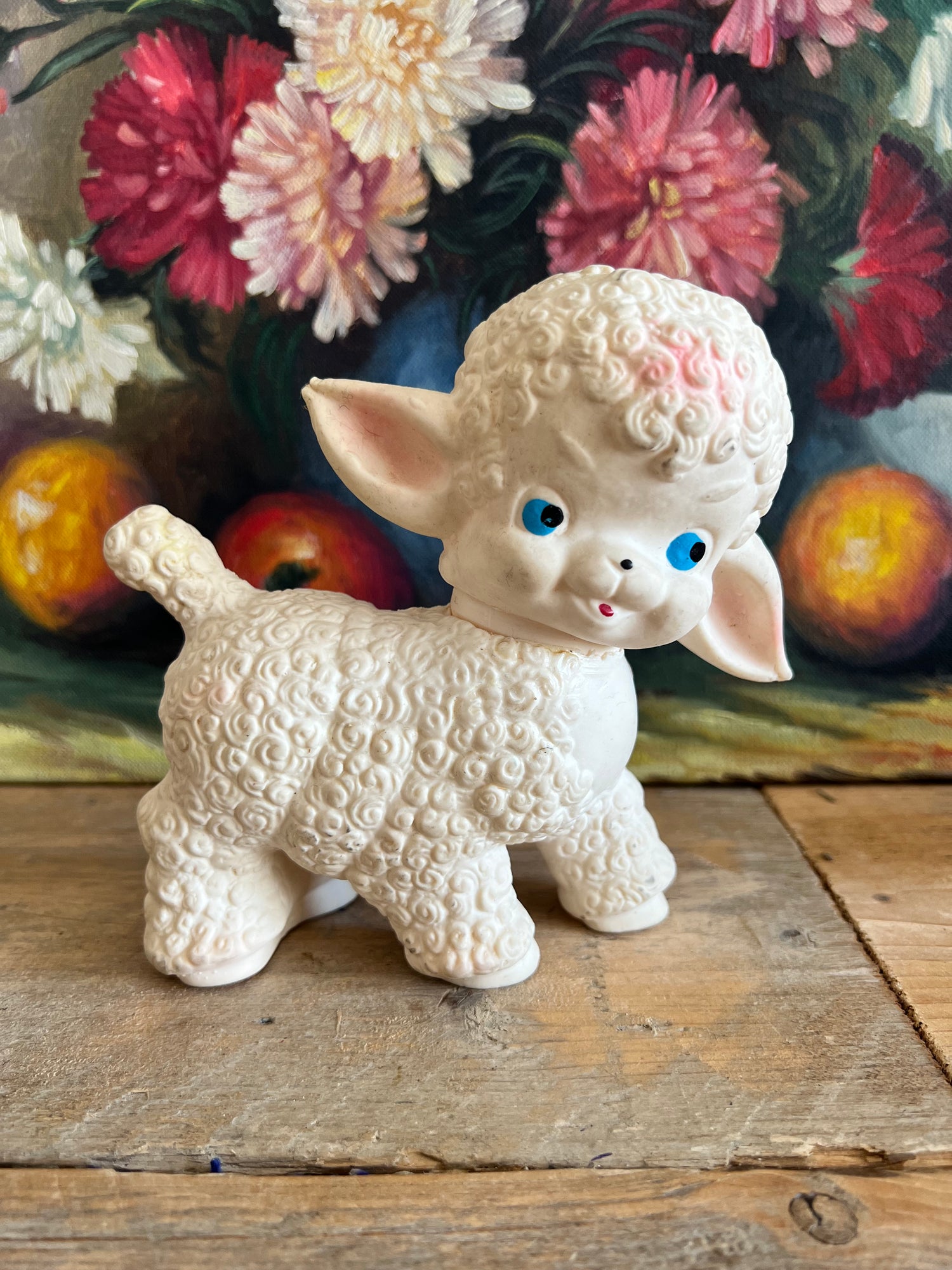 Rubberen piepbeest Rubber Toys Italy lam