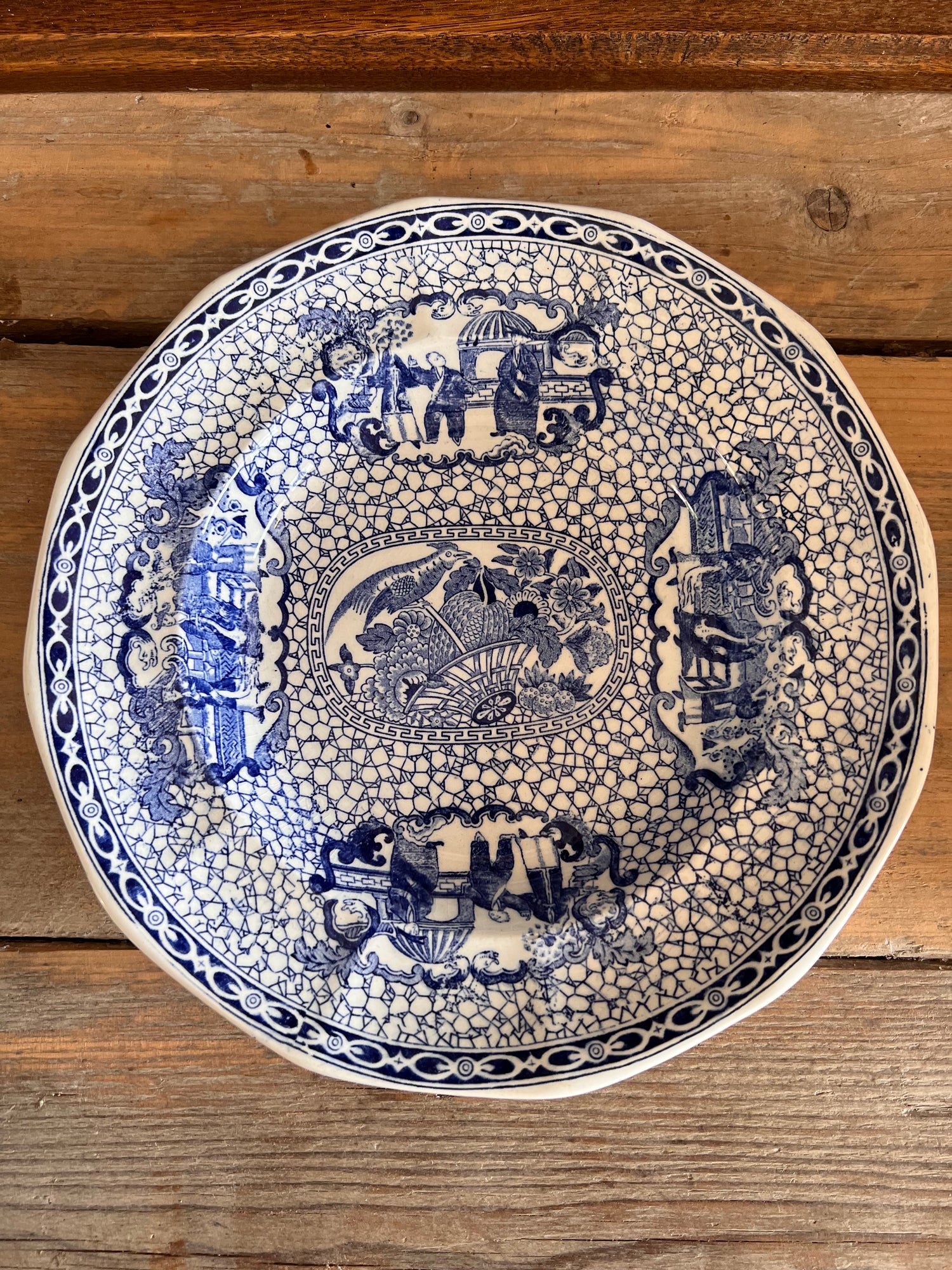 William Adams Blue bird soepbord