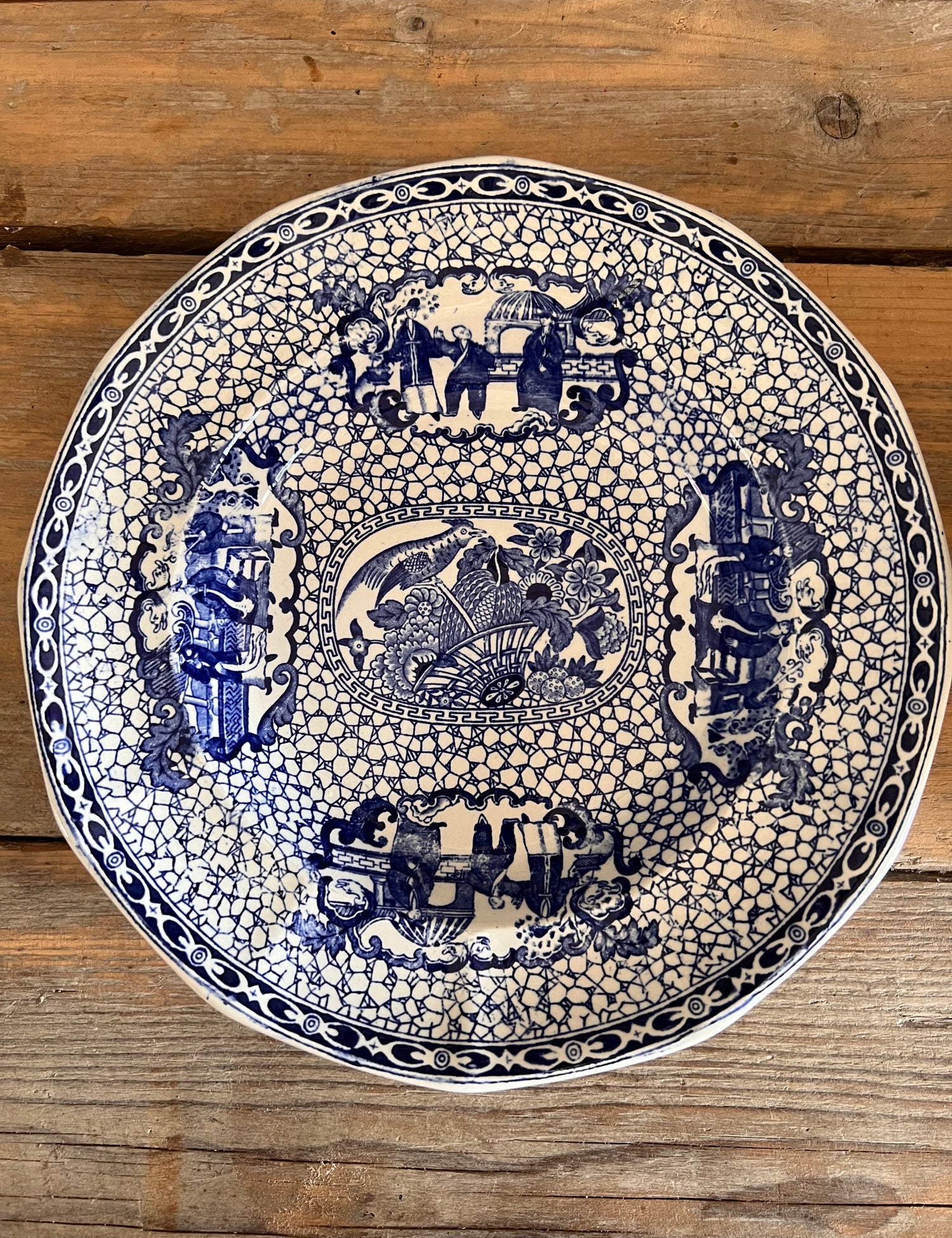 William Adams Blue bird soepbord