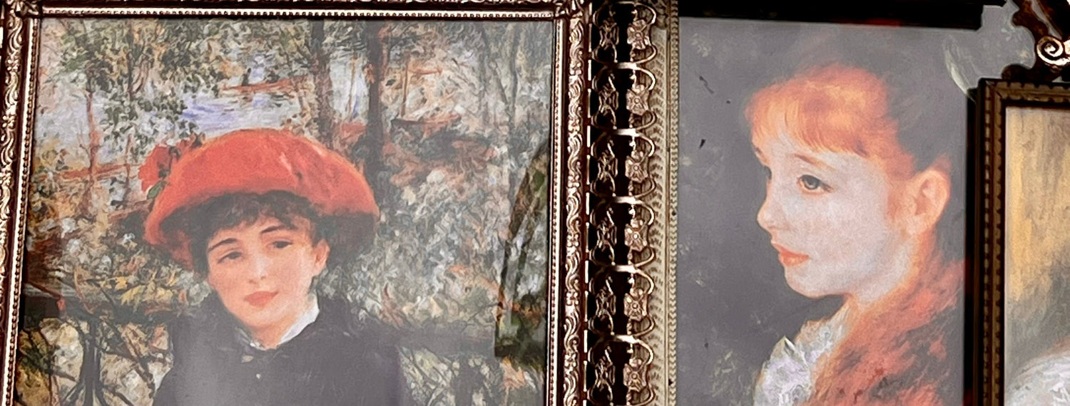 Een ode aan Renoir - impressionistische charme in vintage lijstjes
