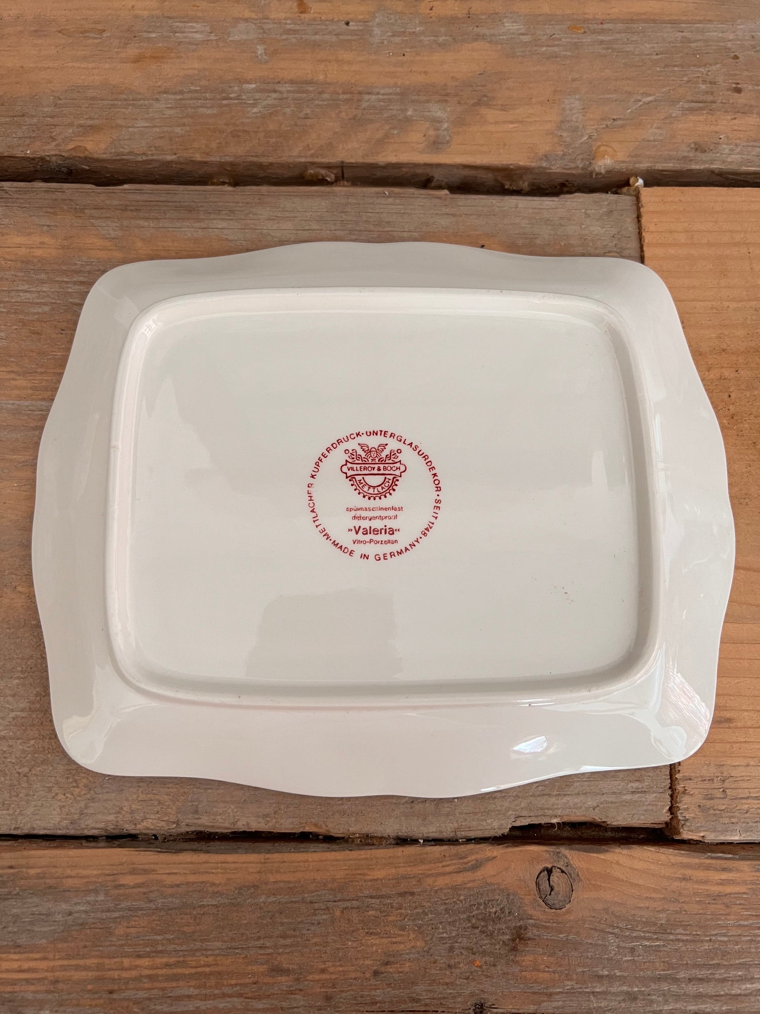 Villeroy and Boch Valeria botervloot rood