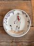 Villeroy &amp; Boch dessertbordje, Design 1900 serie bordje, Gerda Wegener illustratie, art deco stijl bordje, exclusief dessertbord, Villeroy &amp;Boch design bord, kunstzinnig servies, collectie dessertbord, luxe dessertbordje, vintage design bord, No. 5 Robe de Serge