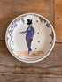 Villeroy &amp; Boch dessertbordje, Design 1900 serie bordje, Gerda Wegener illustratie, art deco stijl bordje, exclusief dessertbord, Villeroy &amp;Boch design bord, kunstzinnig servies, collectie dessertbord, luxe dessertbordje, vintage design bord, No. 3 Toilette d&
