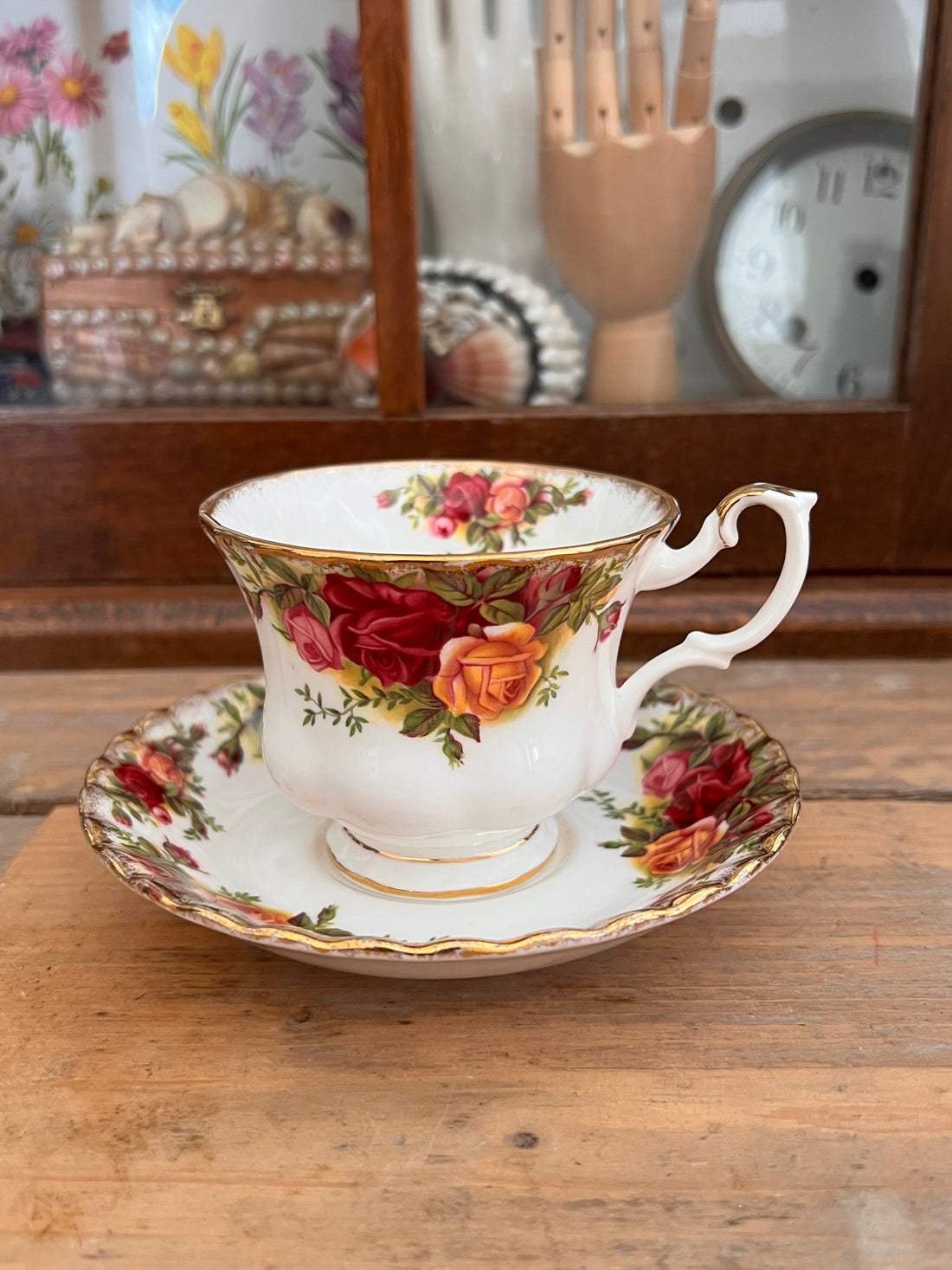 Tasse und Untertasse Old Country Roses