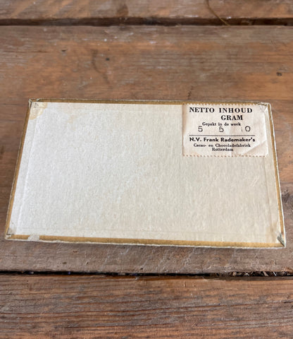 Frank Rademakers kersenbonbon doosje, vintage jaren 50 doosje, vintage jaren 60 doosje, retro kersenmotief, mid-century vintage, Dutch vintage collectibles, vintage decoratie, retro verpakkingen, vintage souvenir, jaren 50 design.