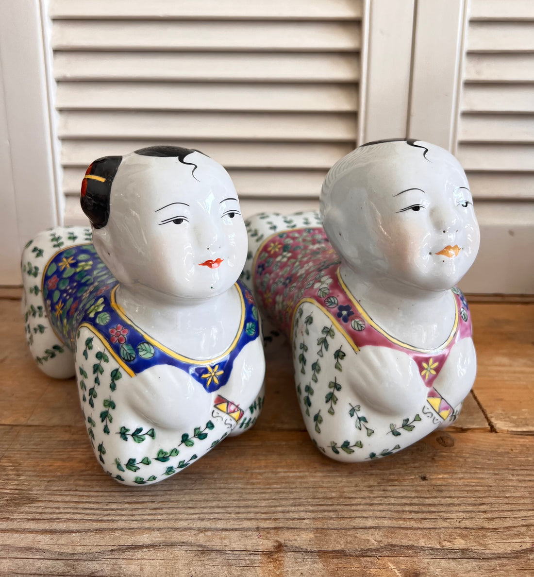 Chinese opiumsteun, opium pillow, Jingdezhenporselein, Chinees porselein, Oosterse woondecoratie, vintage interieur, verzamelobject, Chinese woonaccessoires, uniek vintage object