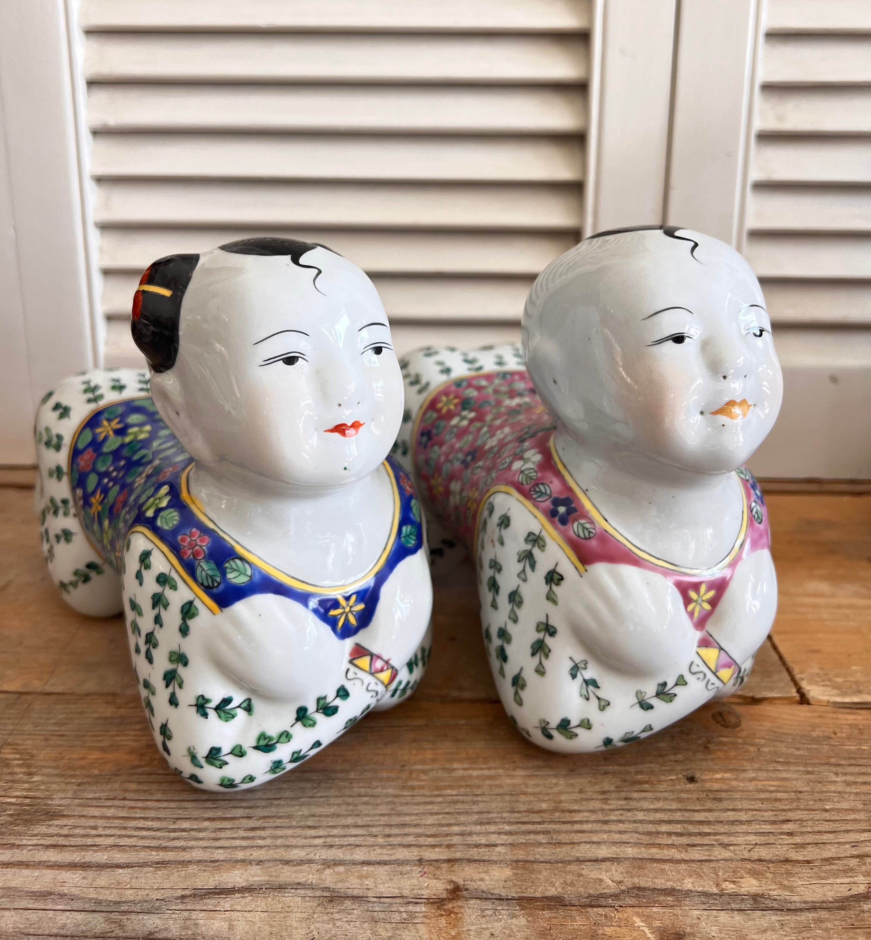 Chinese opiumsteun, opium pillow, Jingdezhenporselein, Chinees porselein, Oosterse woondecoratie, vintage interieur, verzamelobject, Chinese woonaccessoires, uniek vintage object