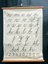 Educatieve letterkaart schoolkaart