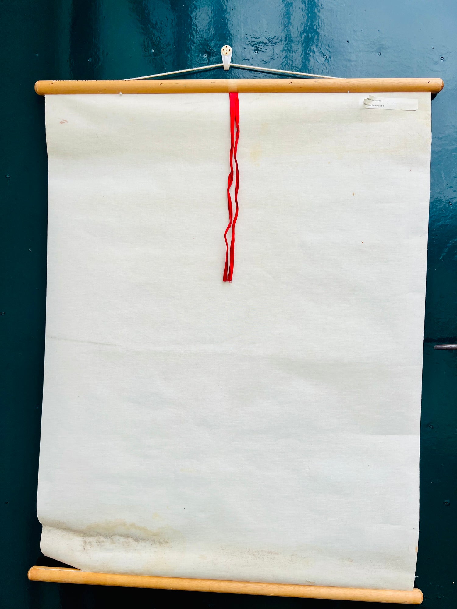 Klassikale Letterkaart - educatieve poster voor schrijven en cijfers