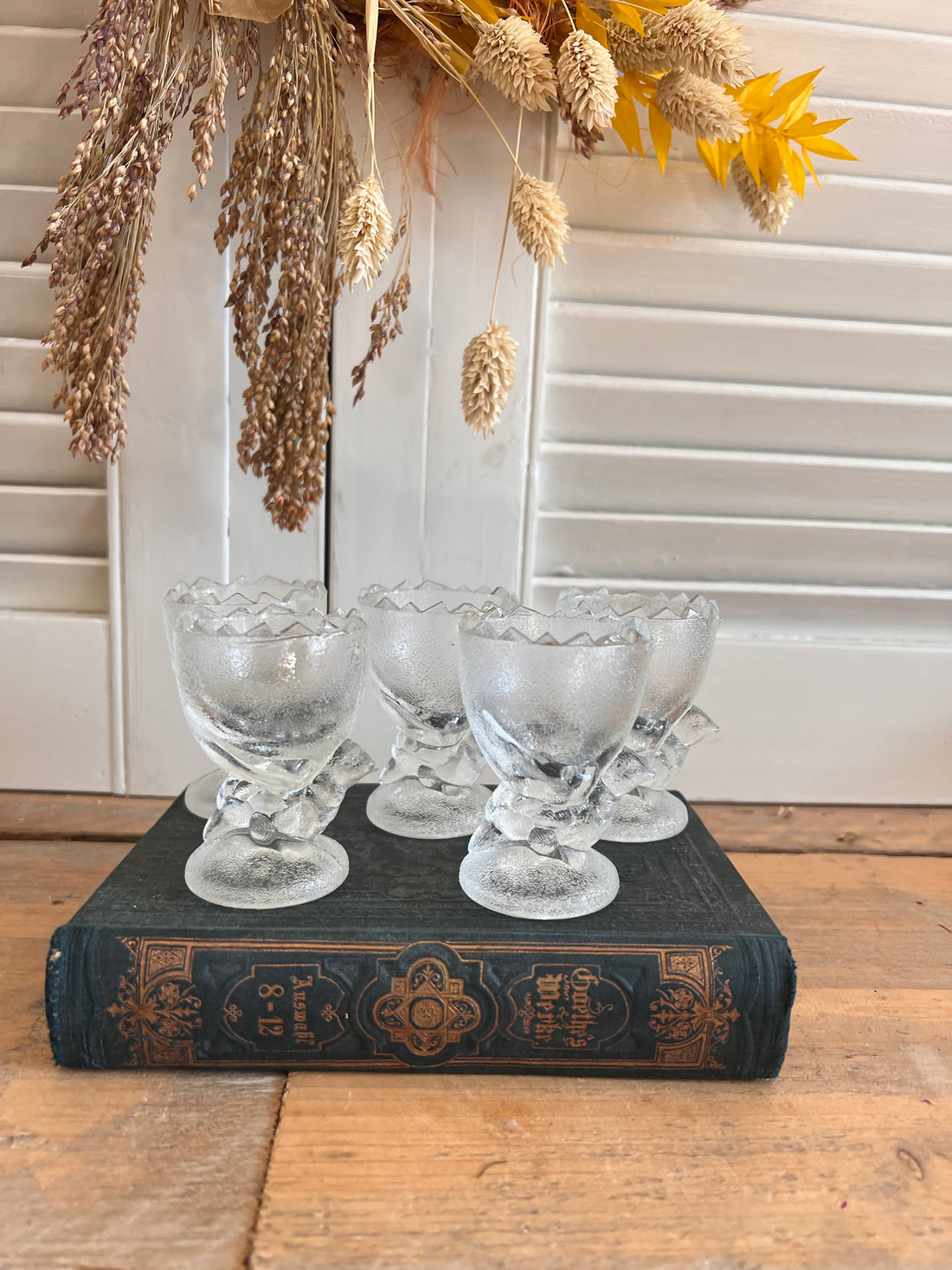 Glazen eierdopjes kip