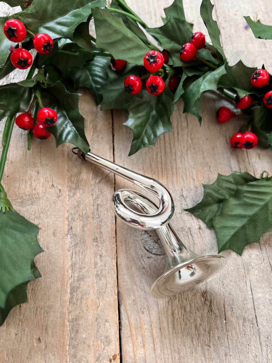 Trompet kerstbal
