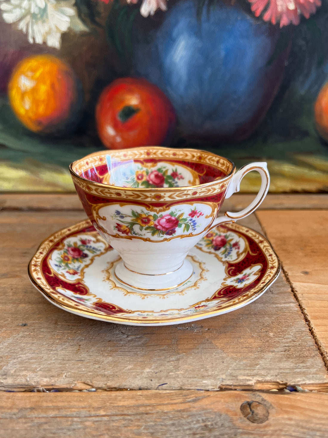 Lady Hamilton dames kop en schotel van Royal Albert