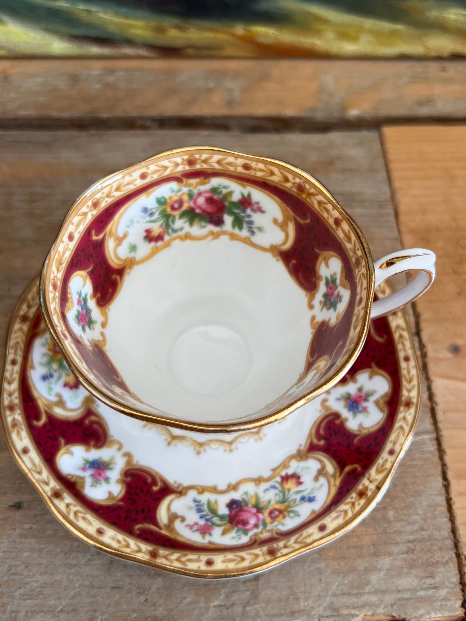 Lady Hamilton dames kop en schotel van Royal Albert