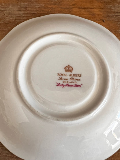 Lady Hamilton dames kop en schotel van Royal Albert