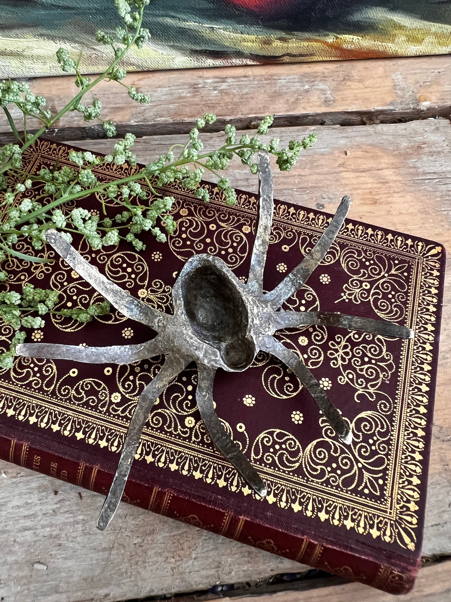 Vintage messing spin