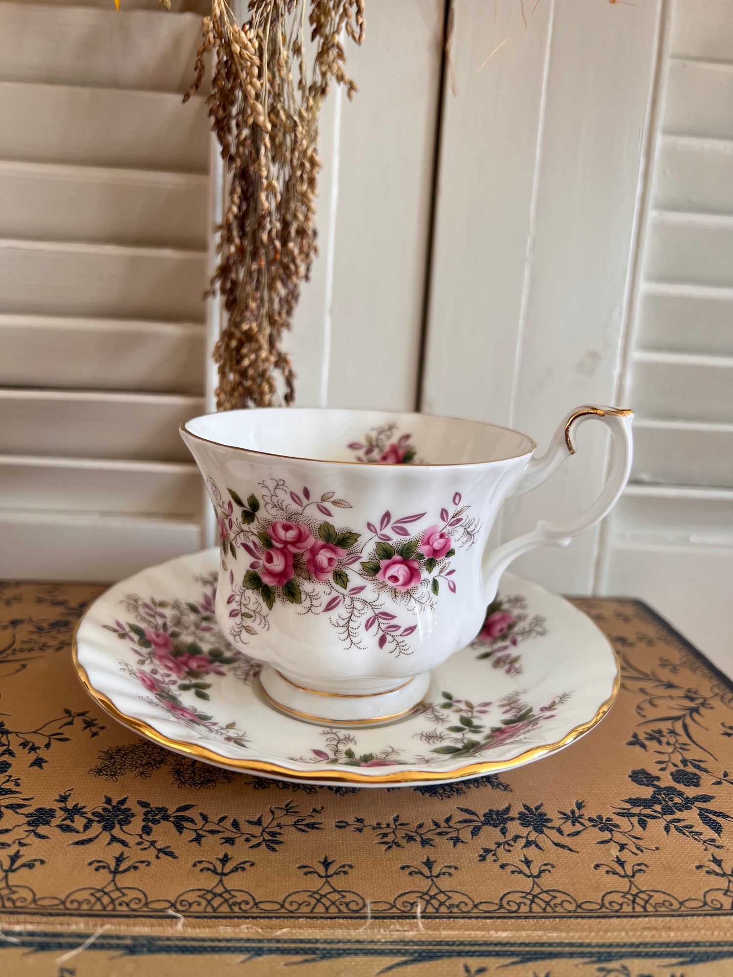 Royal Albert Lavender Rose heren kop en schotel