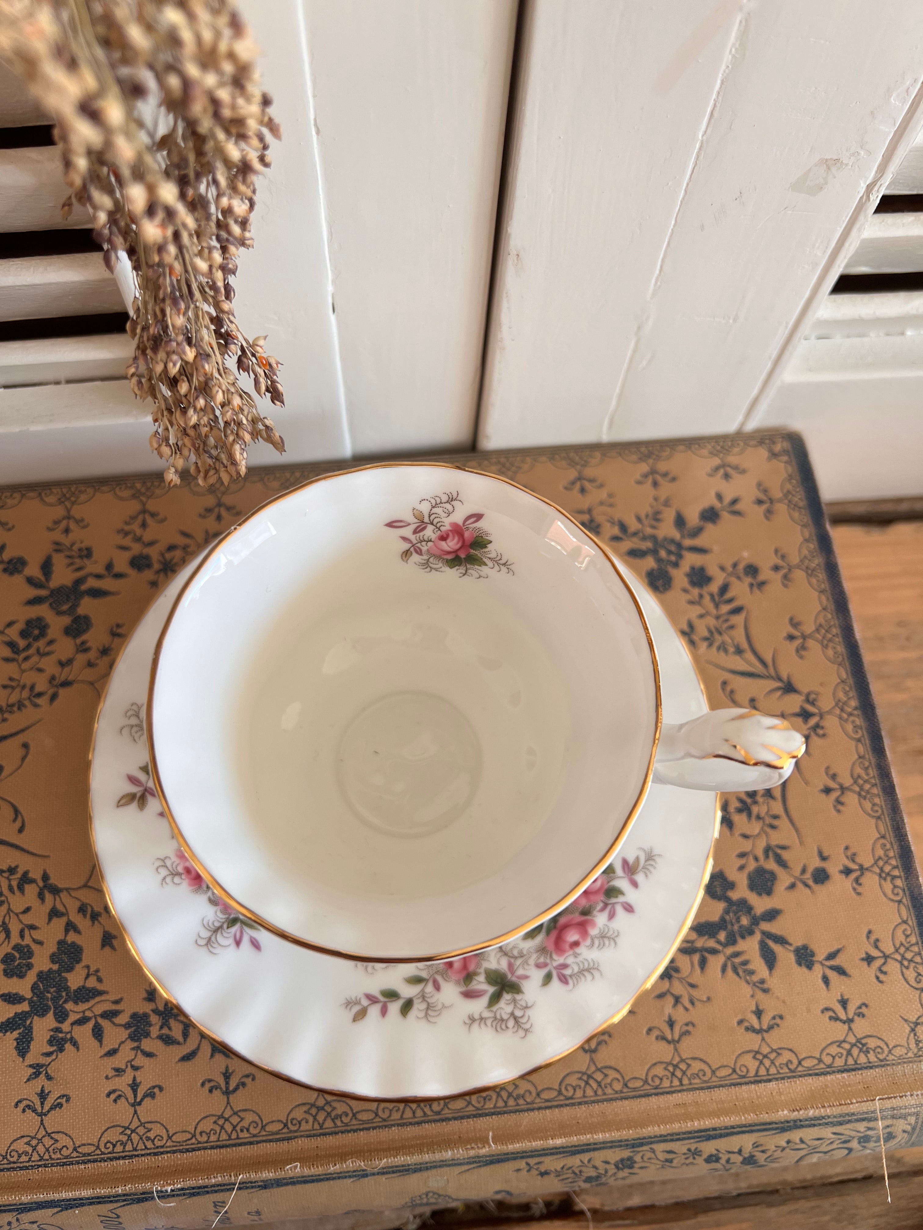 Royal Albert Lavender Rose heren kop en schotel