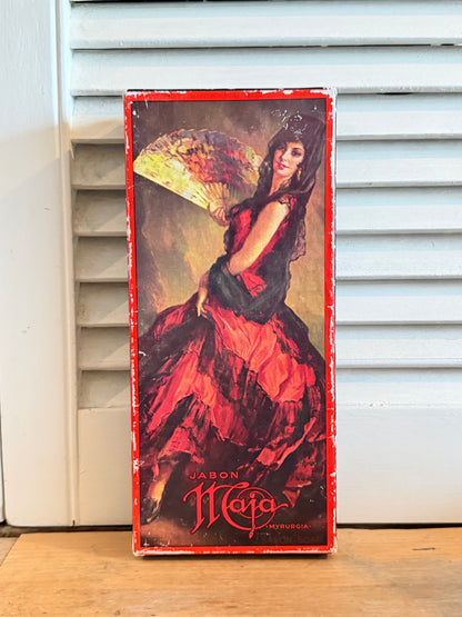 Vintage doos Maya zeep - leeg