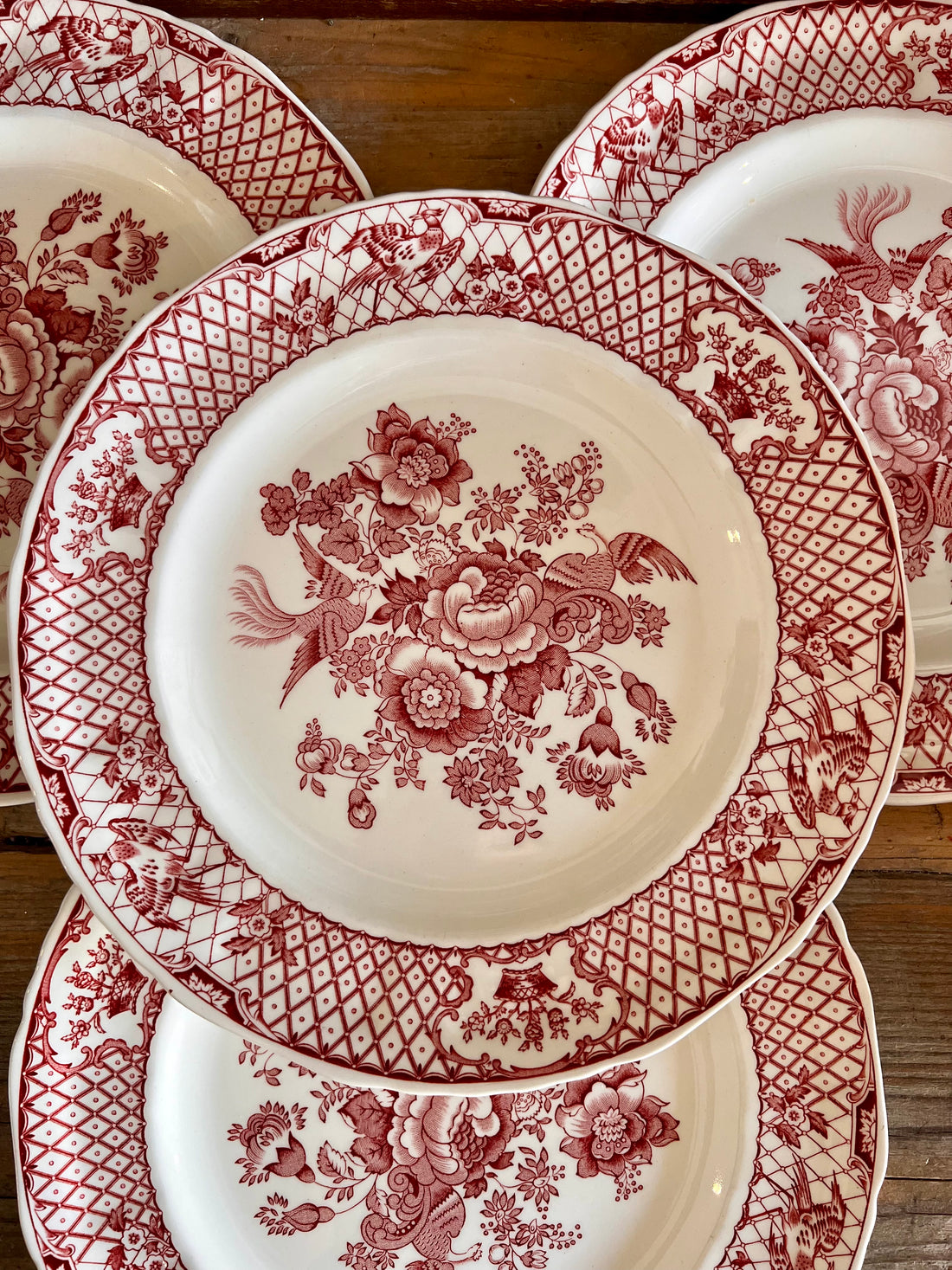 Mason’s Stratford Pink dinerbord, Mason’s bord roze, vintage dinerbord, keramisch dinerbord, Engels servies, Mason’s Stratford servies, Mason’s retro bord, Mason’s keramiek, Mason’s servies kopen, kleurrijk dinerbord
