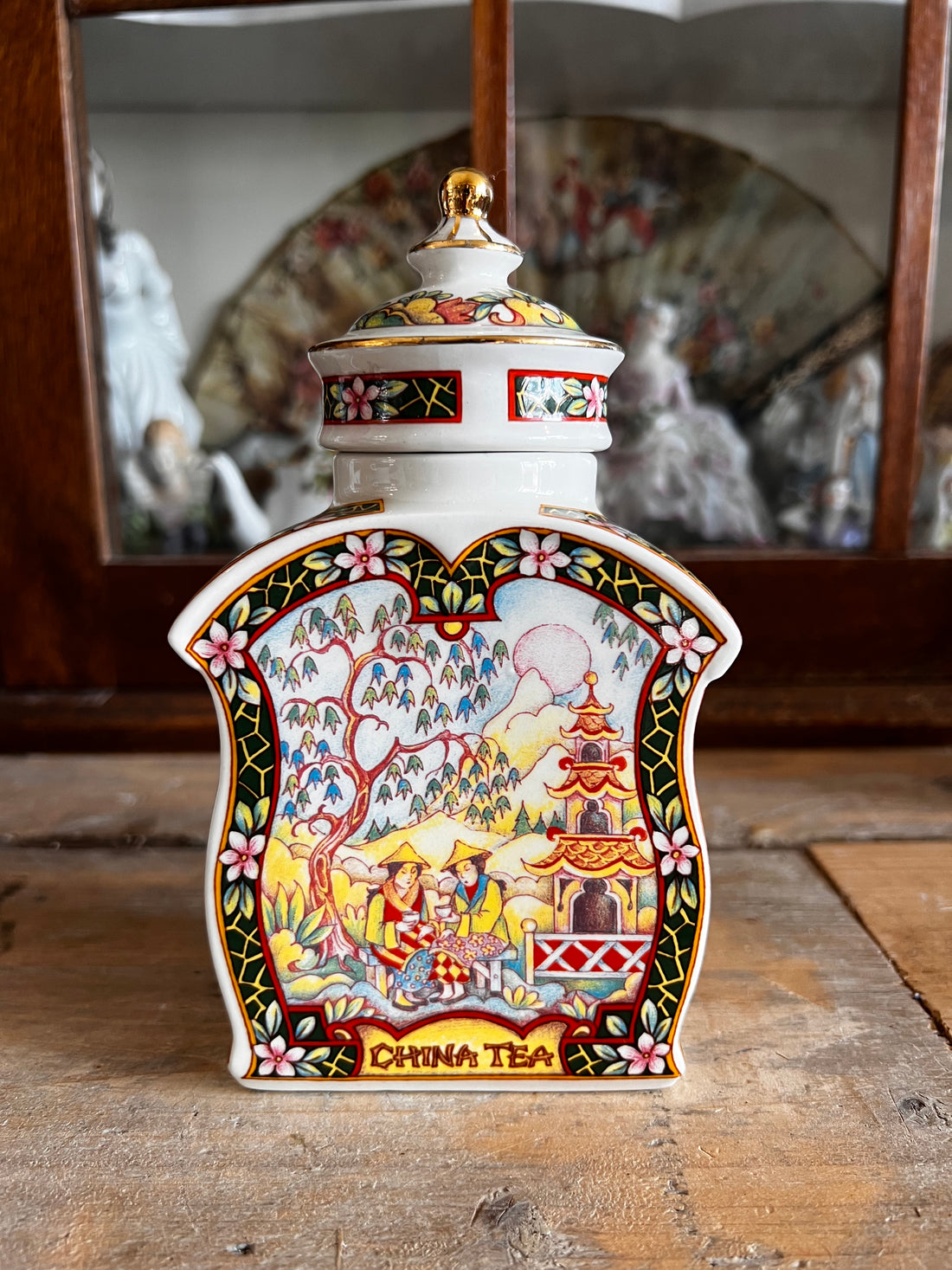 Sadler porseleinen theebus &quot;China Tea&quot; uit &quot;The World of Tea Collection&quot;