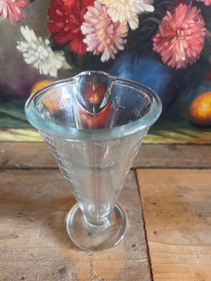 Poncet maatbeker van persglas  - 250 ml