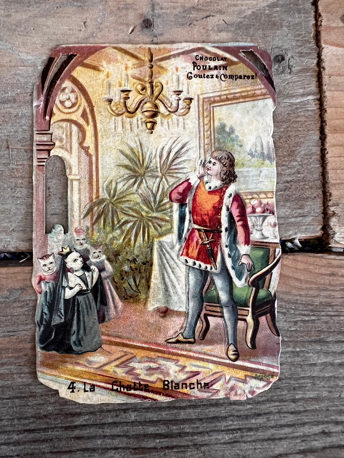 Poulain Chocolat La Chatte Blanche no. 4