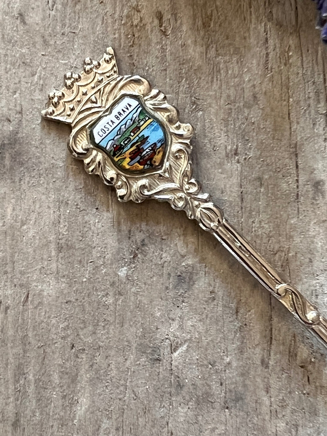 Coat of arms teaspoon Costa Brava