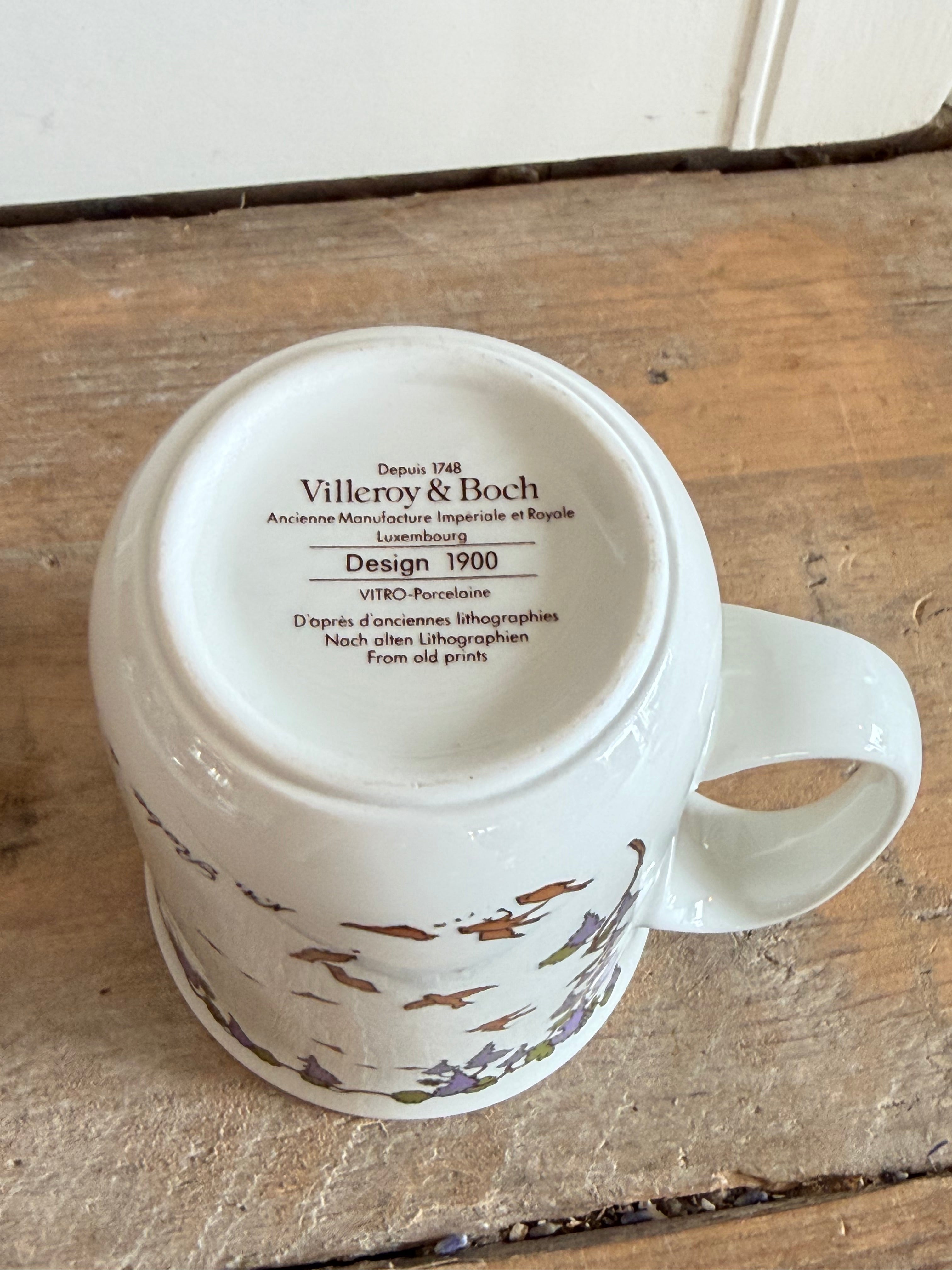 Villeroy &amp; Boch "Design 1900" mok met illustratie van George Barbier No. 4