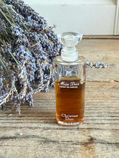 Vintage Christian Dior - Miss Dior Esprit. de Parfum 7,5 ml miniatuur parfumfles