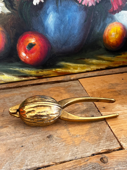 Notenkraker messing vintage messing