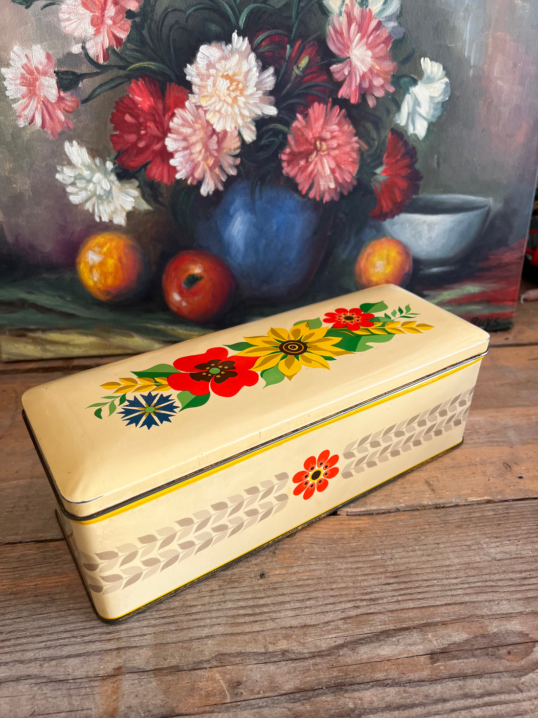 Verkade ontbijtkoek blik retro