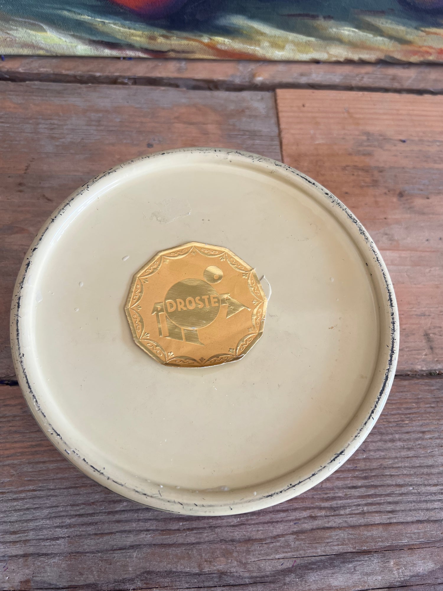 
Droste blik vintage, Droste blik provinciewapens, Nederlands vintage blik, Droste koekblik Nederland, vintage verzamelblik Nederland, blik met provinciewapens, Droste blik in goede staat