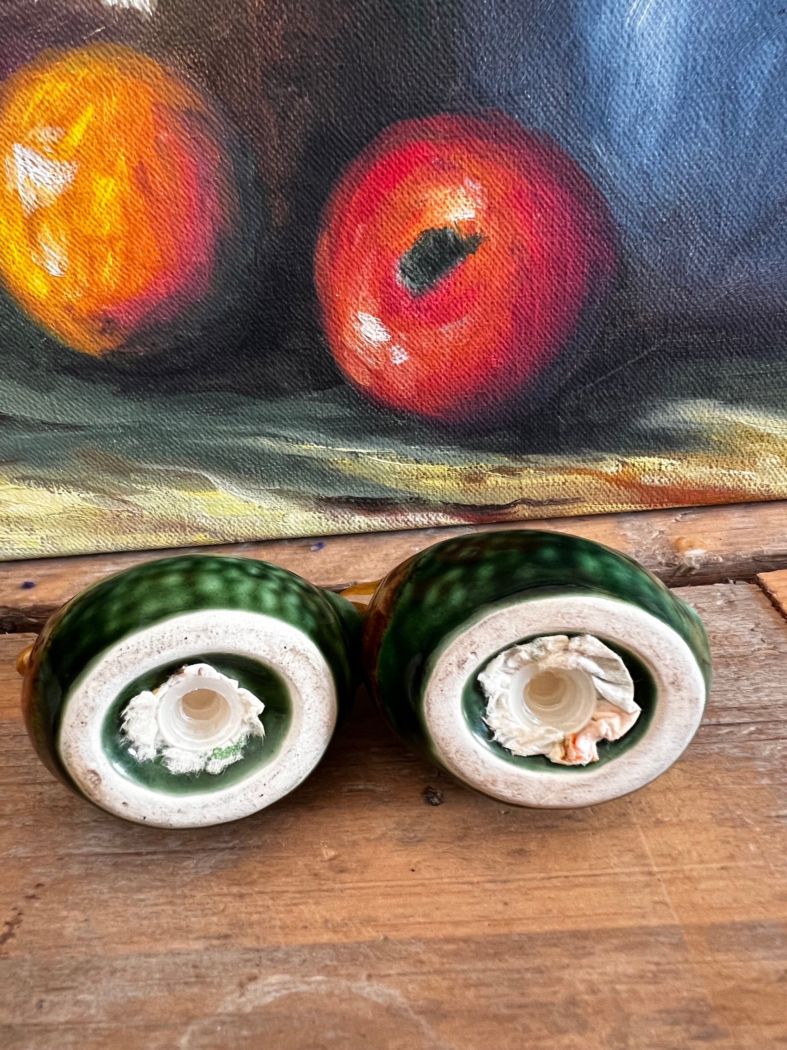 vintage peper en zoutstel, Mallard eendjes keramiek, retro keukendecoratie, keramisch peper en zoutstel, vintage collectie, keramiek zout en peper set, landelijke stijl servies, cadeau ideeën keuken