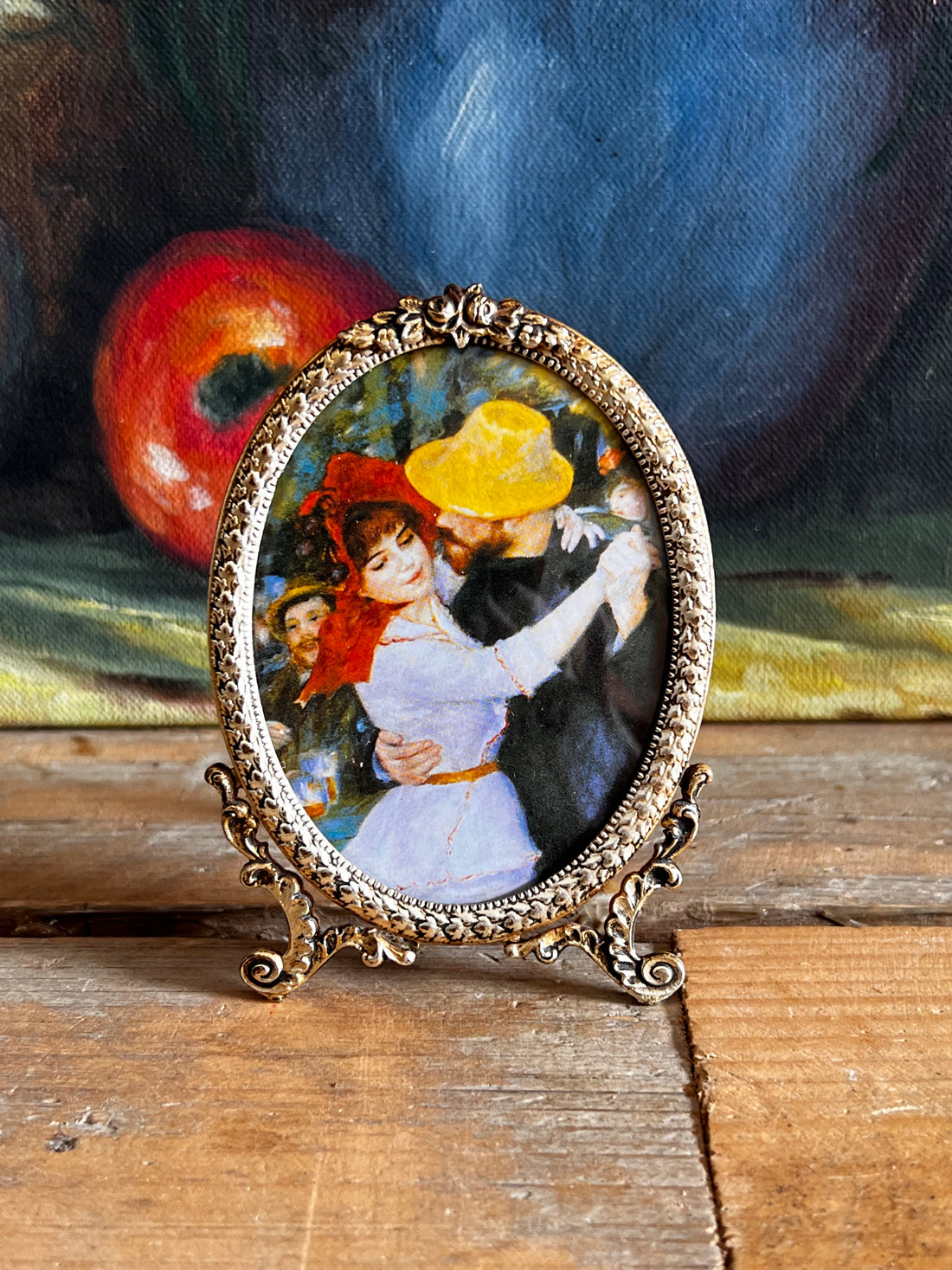 Danse a bougival Renoir in fotolijstje Franse brocante
