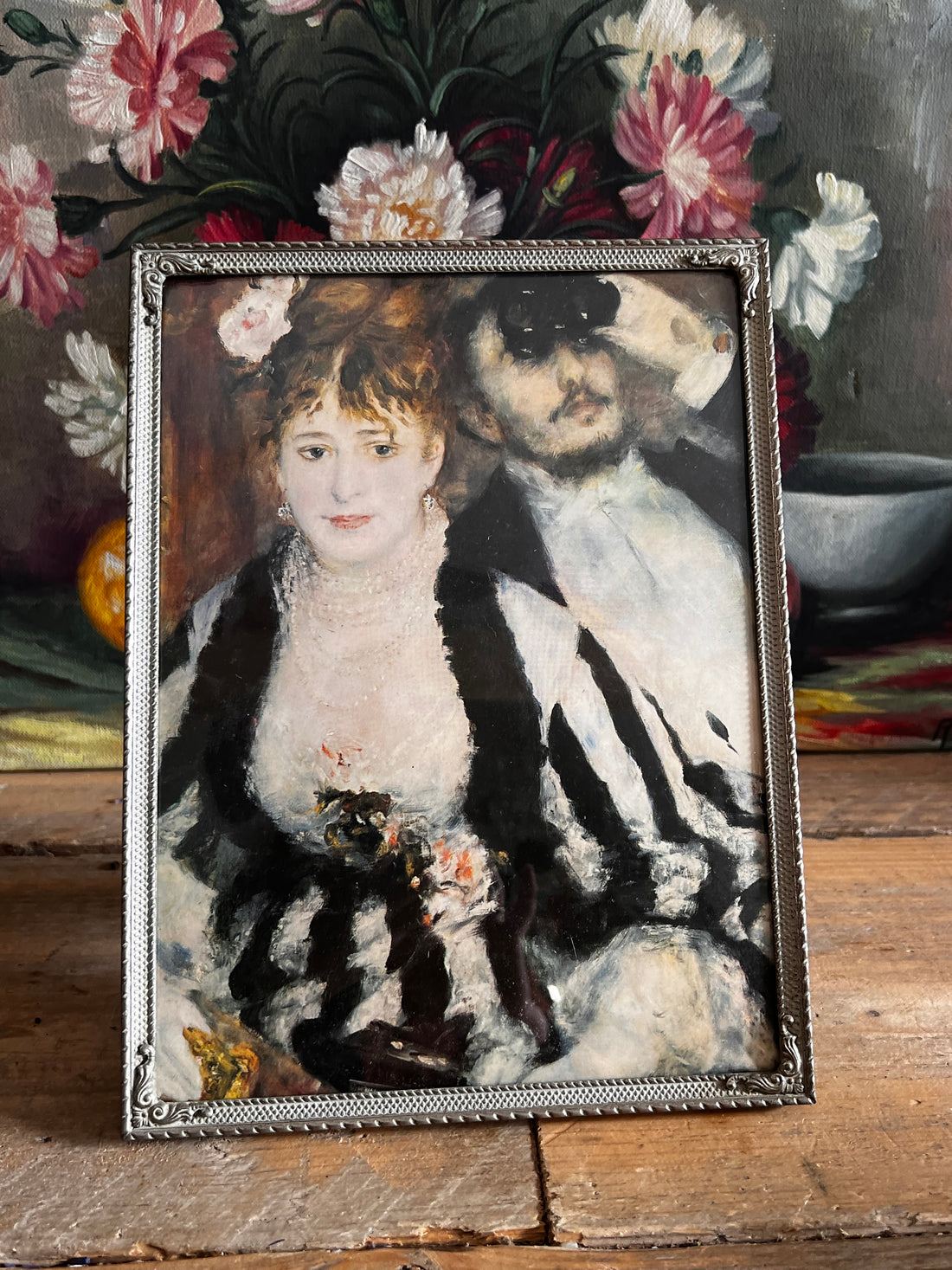 Vintage fotolijst met afbeelding La Loge Renoir