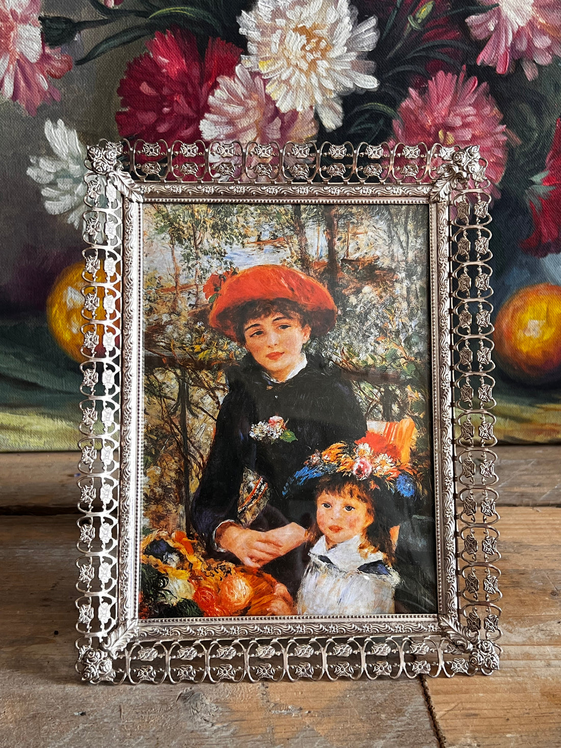 Vintage fotolijst met afbeelding Renoir
